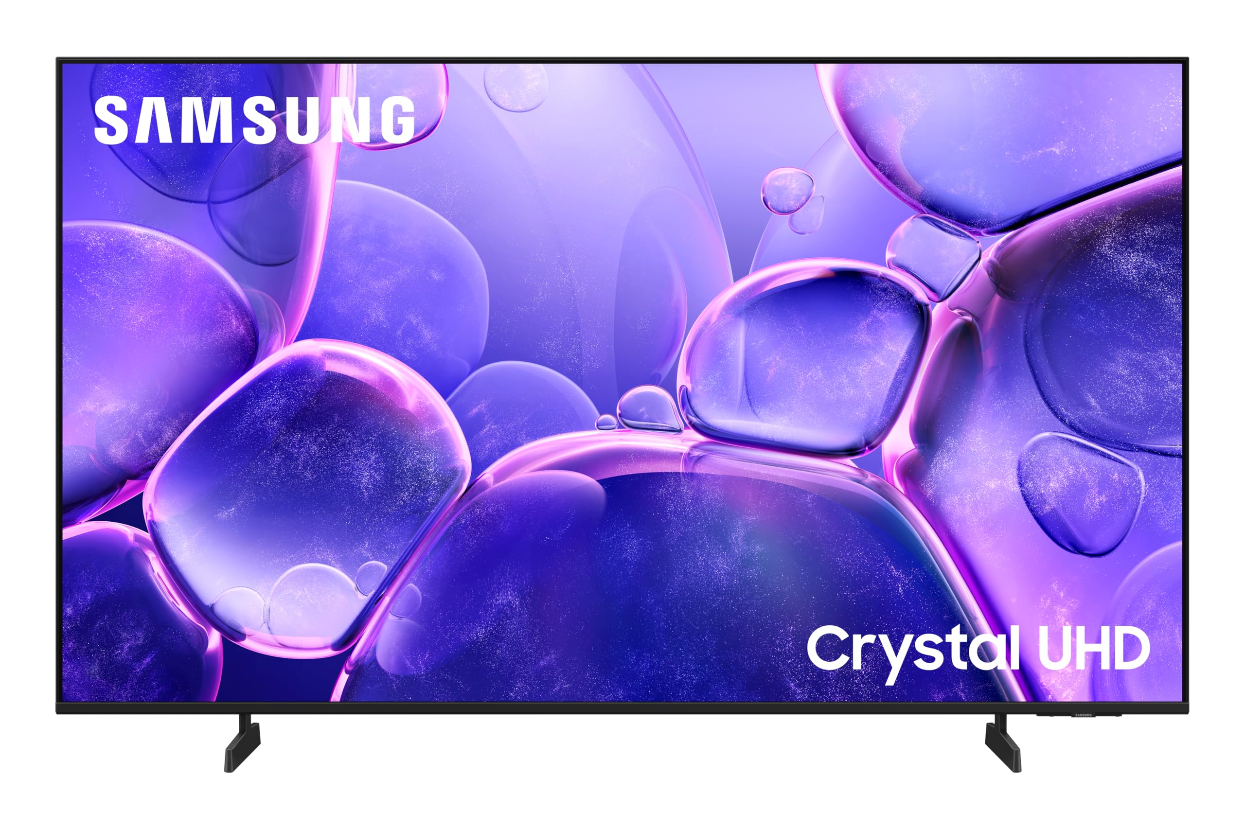Samsung TV 55 Pouces Crystal UHD 55U8075F 4K Smart TV, Bluetooth, WiFi, Airplay, Crystal Processor 4K, HDR, Q-​Symphony, Knox Security, Gaming Hub, Bixby, Applications opérateurs intégrées