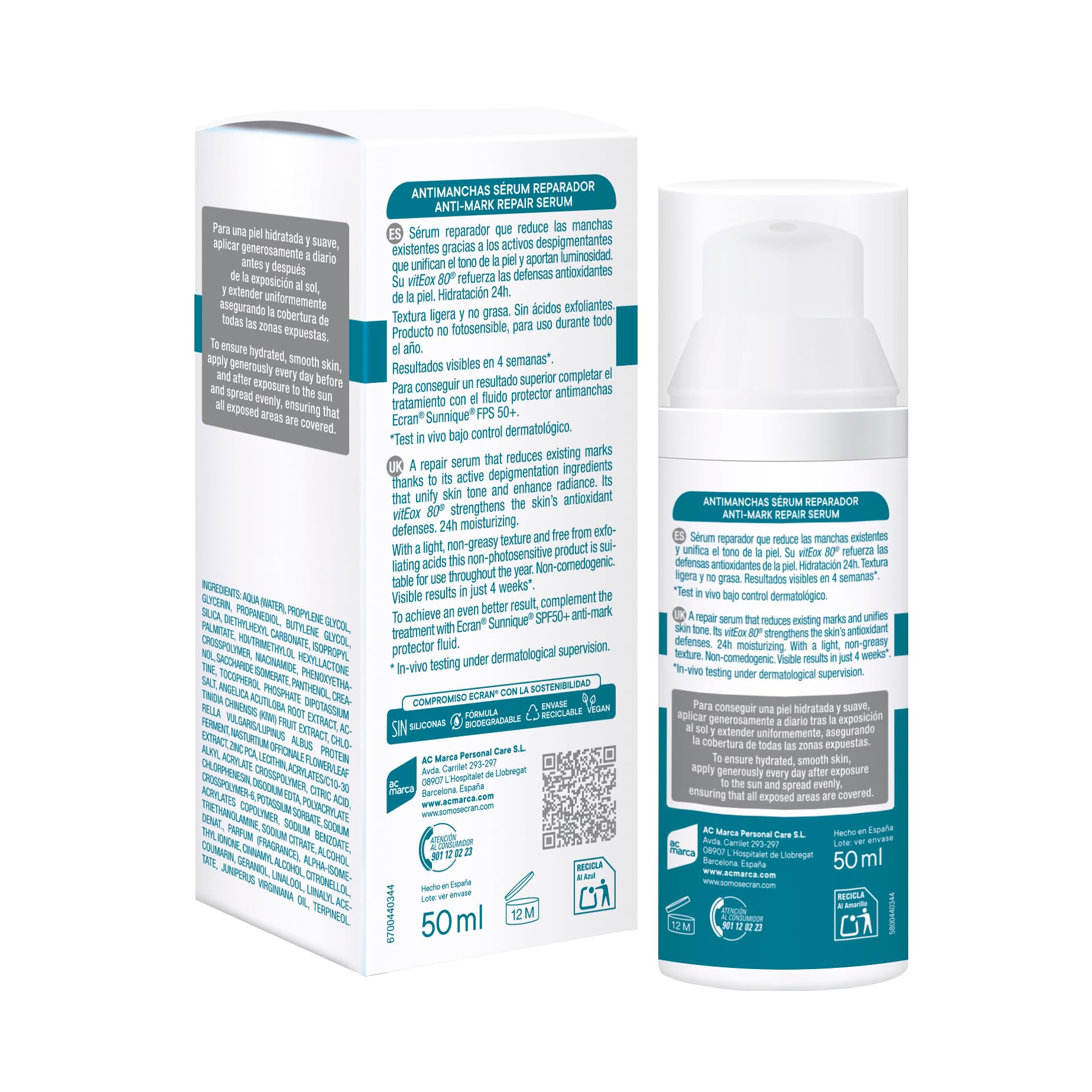 Image secondaire de Ecran Aftersun, Sérum Antimanchas - 50 ml