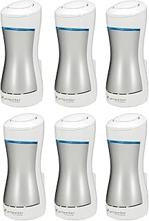 GermGuardian GG1000 Pluggable UV-C Sanitizer and Deodorizer, Kills Germs, Freshens Air and Reduces Odors from Pets, Smoke, Mold, Cooking and Laundry, 6-Pack