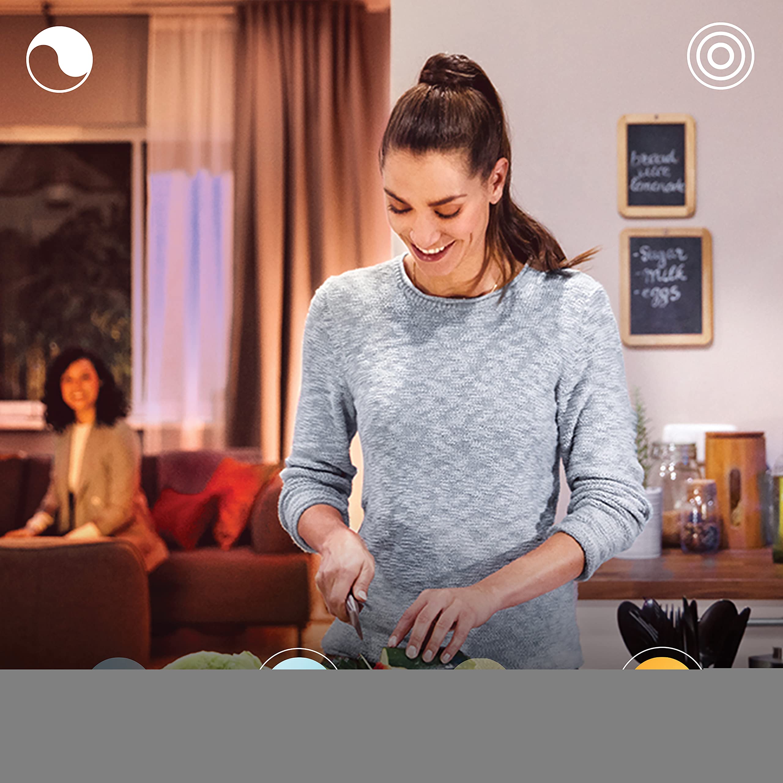 Philips Hue Kosipo Aufbaustrahler (Schwarz) - Warm bis Kaltweißes Licht - inkl. Hue Dimmschalter - Deckenstrahler 3 Flammig - GU10 - Hue White Ambiance