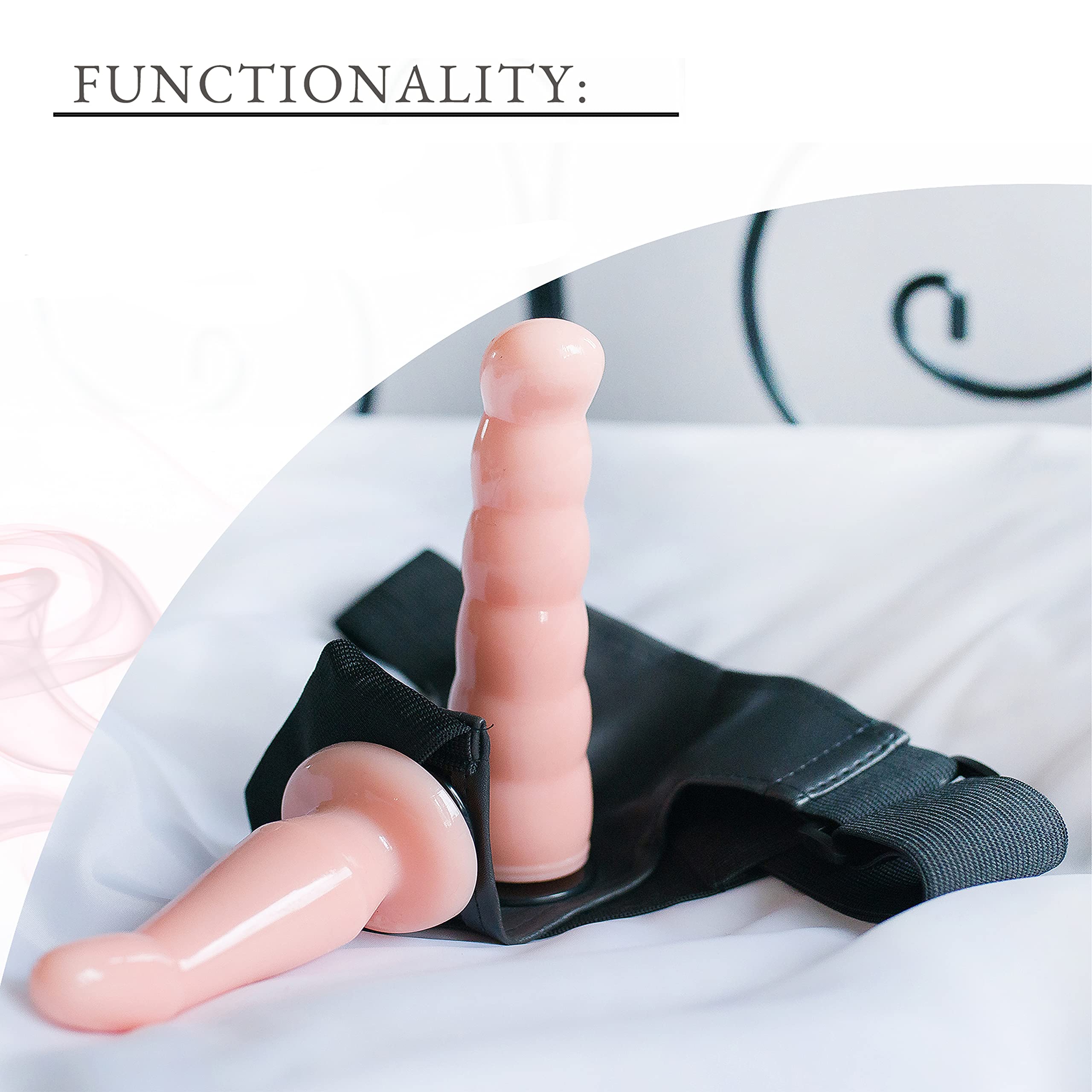 Strappone per donna Sex toys coppia: Strap on doppia penetrazione Pene di gomma per donne Strapon per lesbian Strap on per donne Dildo strapon Sesso accessori per coppia Strappone per donna D24-10