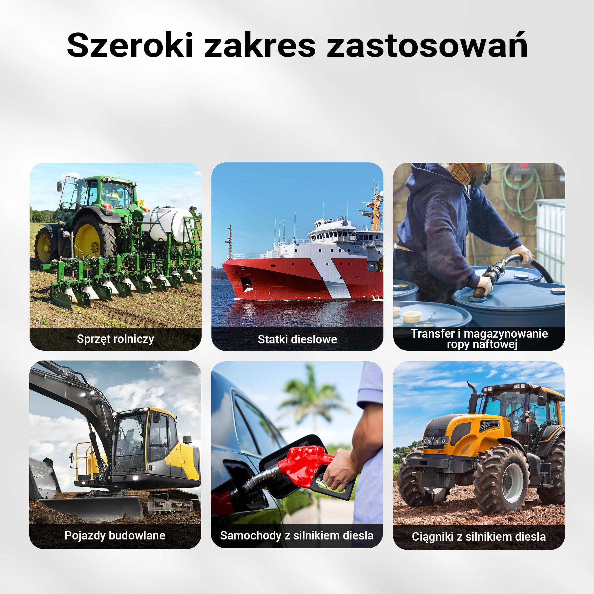 Wiltec Pompa do oleju napędowego i opałowego 550 W 20-60 l/min, samozasysająca z wbudowanym licznikiem, wężami i pistoletem