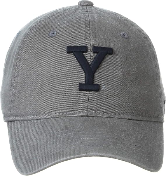 NCAA Yale Bulldogs Mens Adjustable Scholarship Hat Charcoal, Yale Bulldogs Charcoal, Adjustable, One size