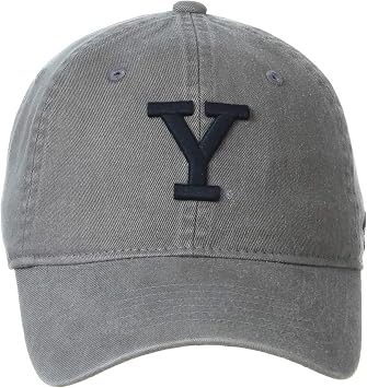 NCAA Yale Bulldogs Mens Adjustable Scholarship Hat Charcoal, Yale Bulldogs Charcoal, Adjustable, One size