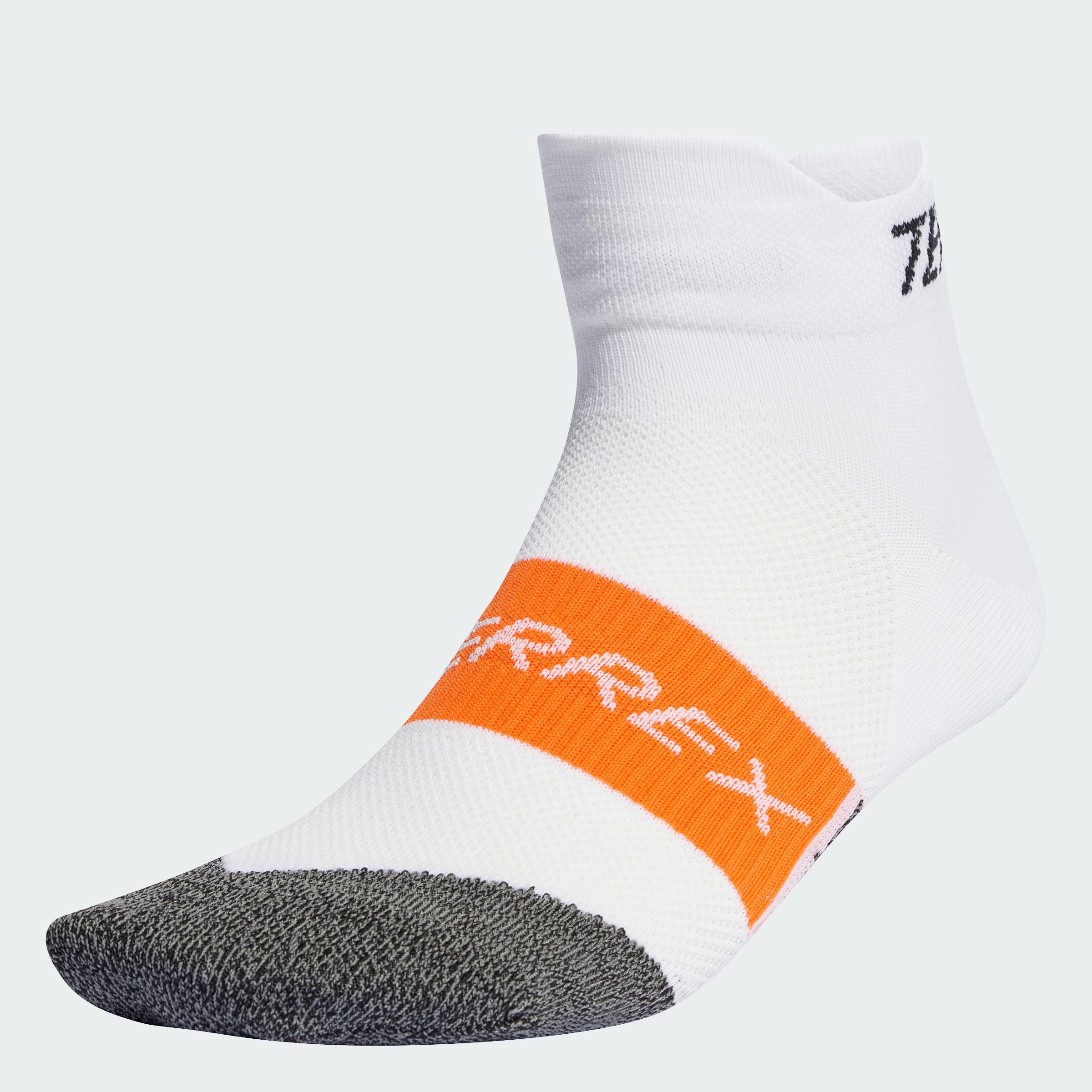 adidas Unisex Terrex HEAT.RDY Trail Running Speed Ankle Socks, White, 2.5-4