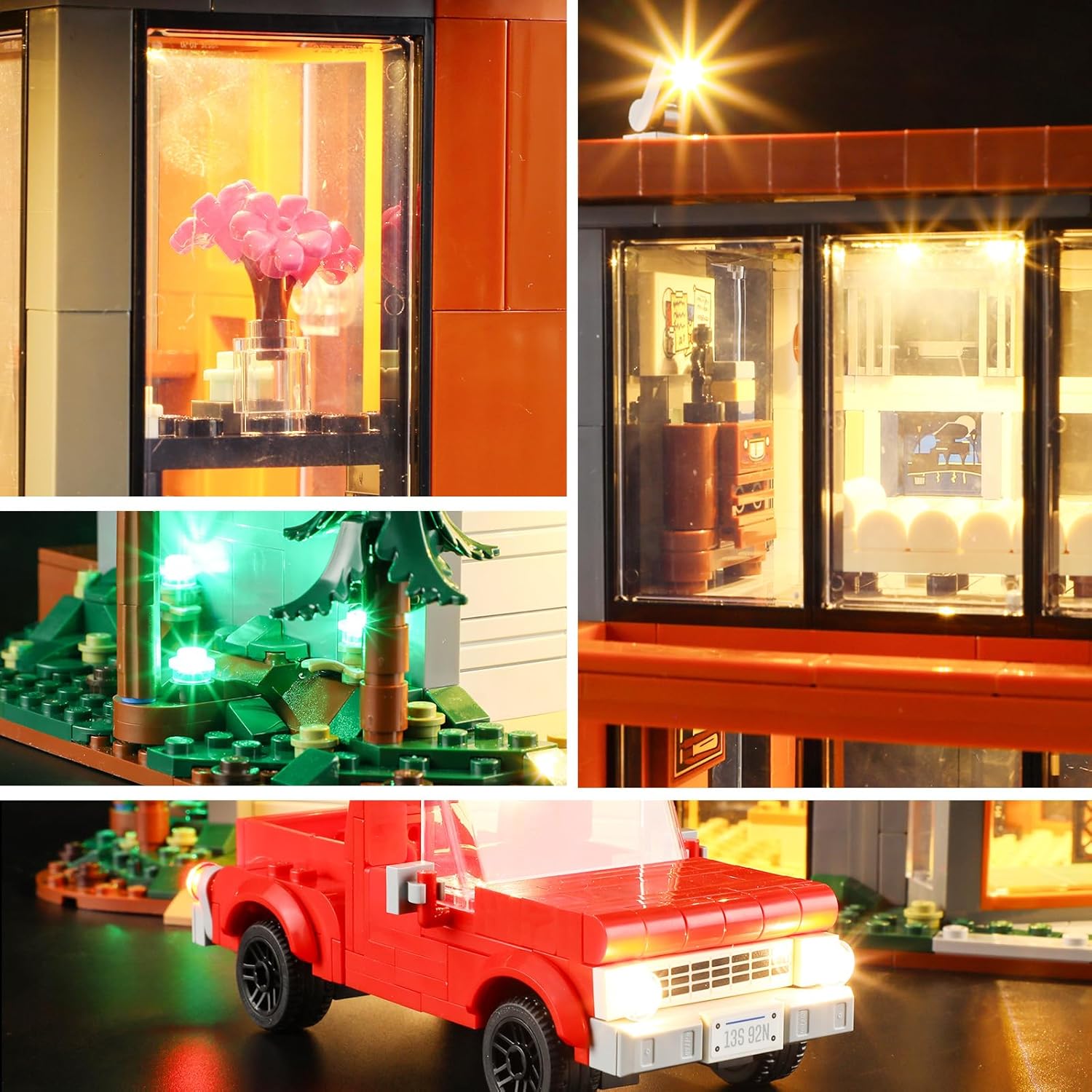 LED Light Kit Compatible with Lego Ideas Twilight The Cullen House, Compatible with Lego 21354 (Lights Only, No Models)
