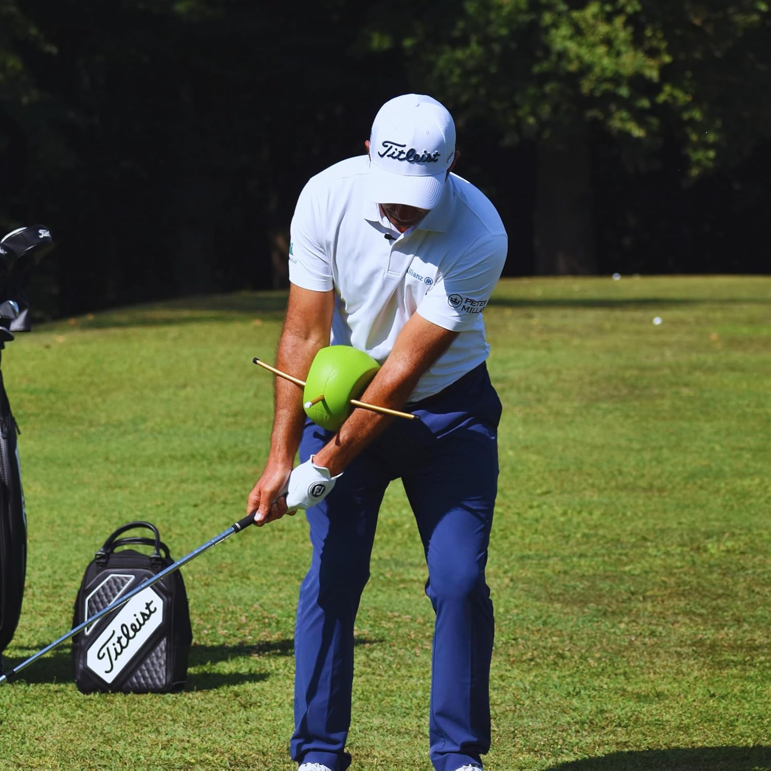 The Connector Golf Training Aid – Simple, Effective Swing Trainer to Perfect Mechanics, Increase Accuracy, and Improve Your Game | The Original by Sure Golf