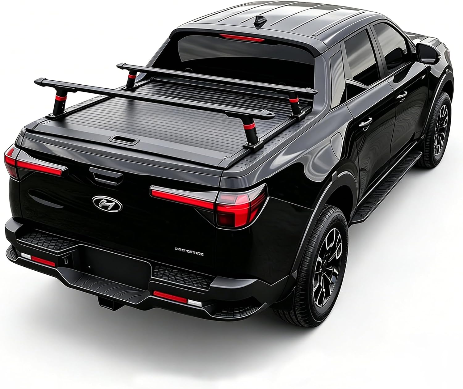 YP YuanPei Retractable Hard Tonneau Cover with Integrated Rack for Hyundai Santa Cruz (2021–2026)