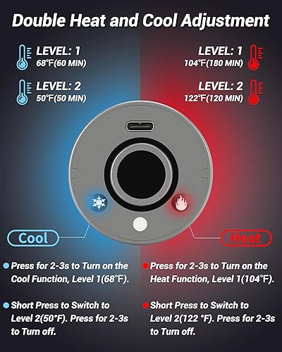 Miniatura 6 de Cabezal de pistola de masaje con función de calor y frío, cabezal masajeador muscular para aceites esenciales, aceites de masaje, absorción de