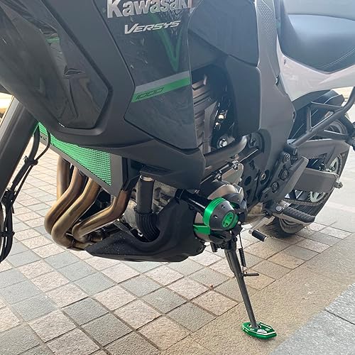 Miniatura 7 de Marco de protección contra caídas de motocicleta, protector de carenado deslizante contra golpes compatible con Kawasaki VER'SYS 1000 VER'SYS1000