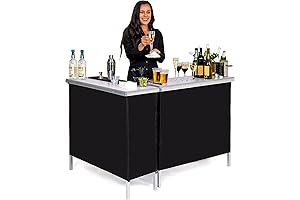 GoBar Portable Double Bar Table Set - Your Bartender on the Go