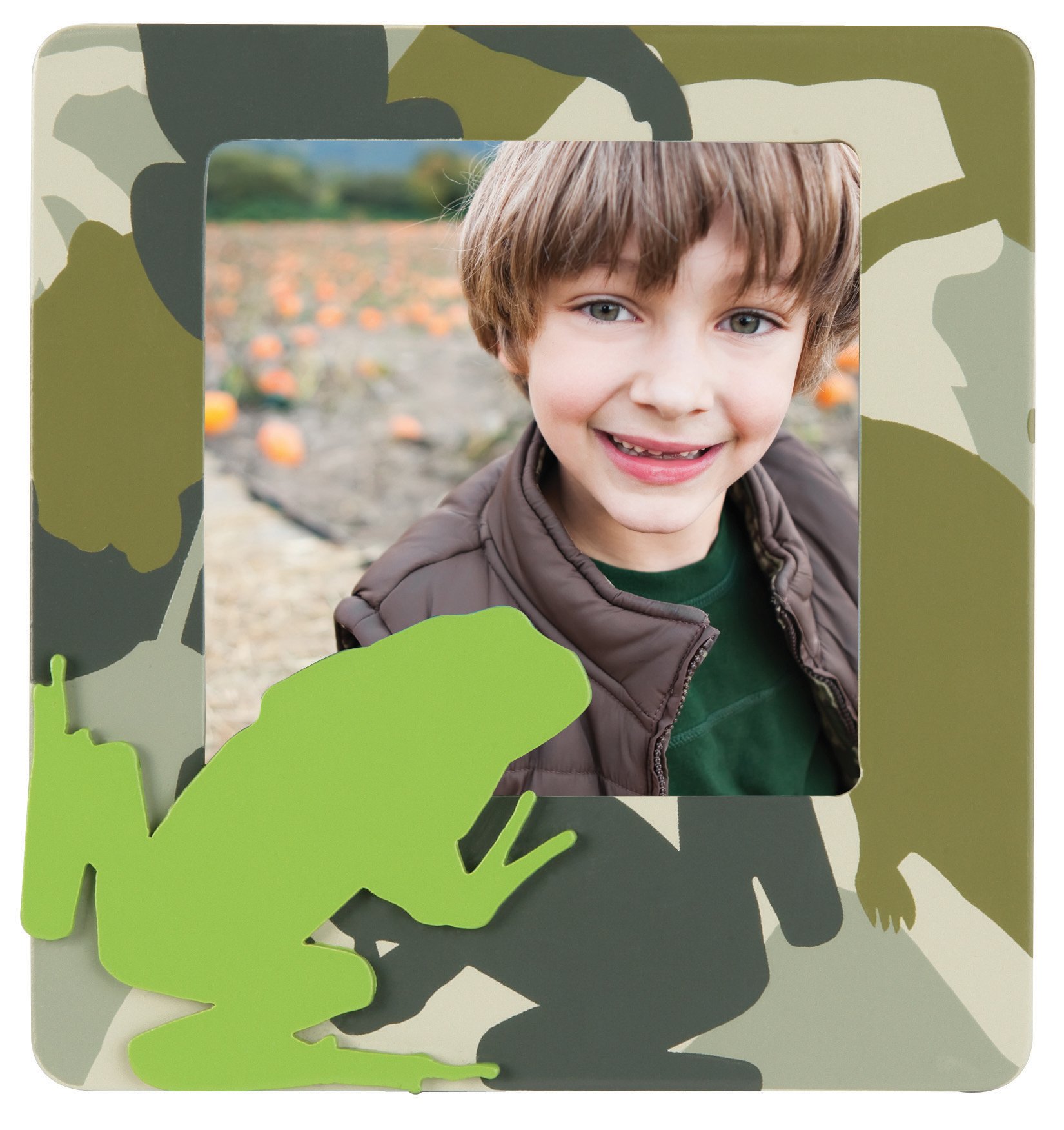 Cadre photo grenouille Kidslab F41010 en bois pour cadeau de naissance