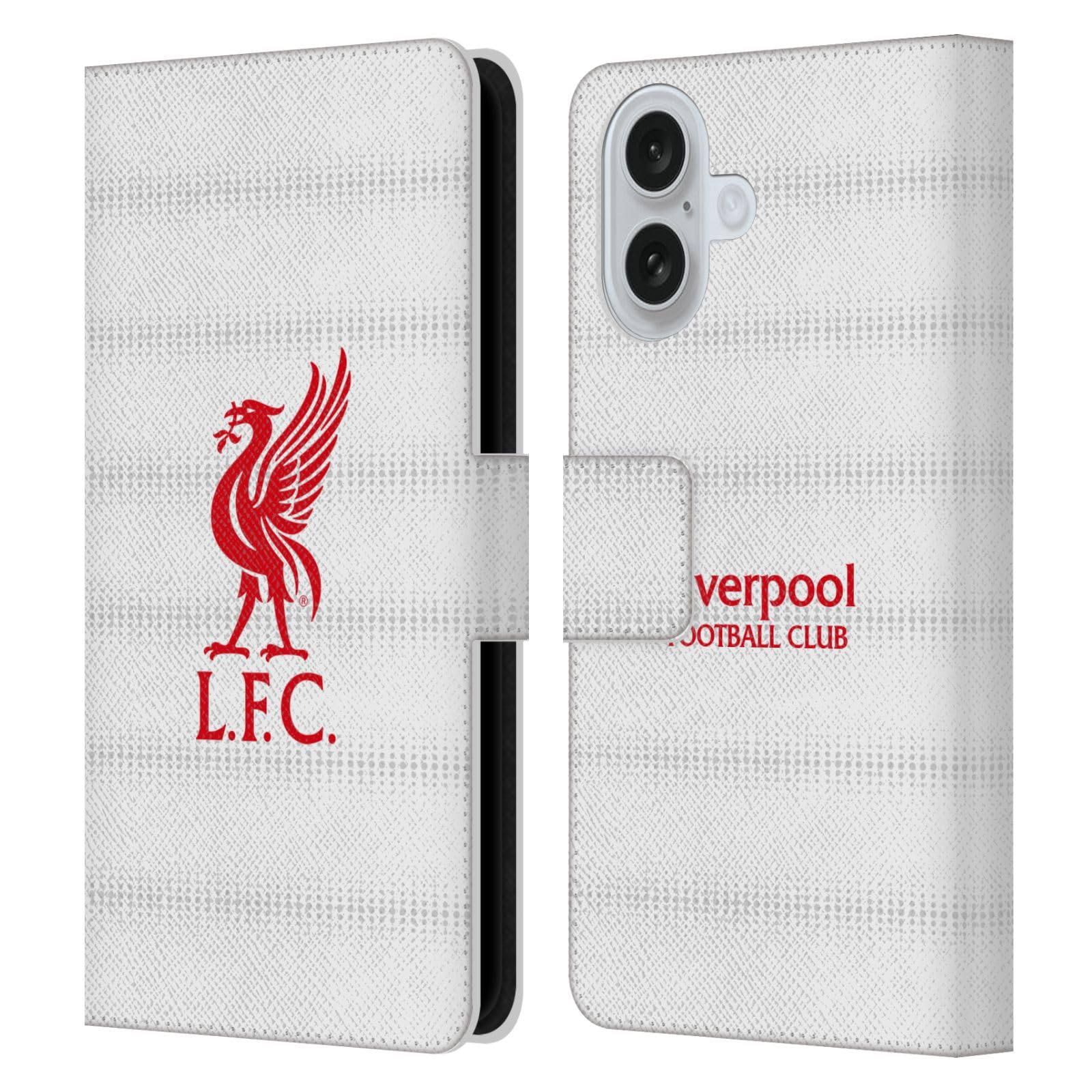 Head Case Designs Officially Licensed Liverpool Football Club Red Logo And Pattern Liver Bird Leather Wallet Case Compatible With Apple iPhone 16 โ image 1