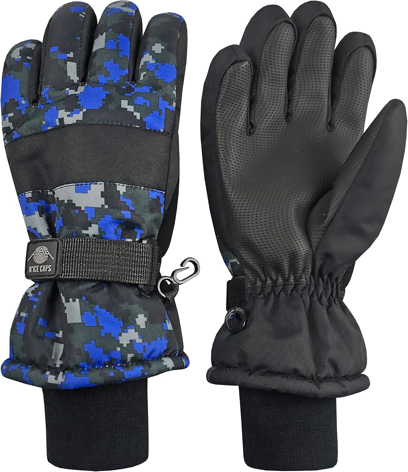 N'Ice Caps Kids Thinsulate Waterproof Warm Winter Snow Ski Glove With Ridges : Sports & Outdoors