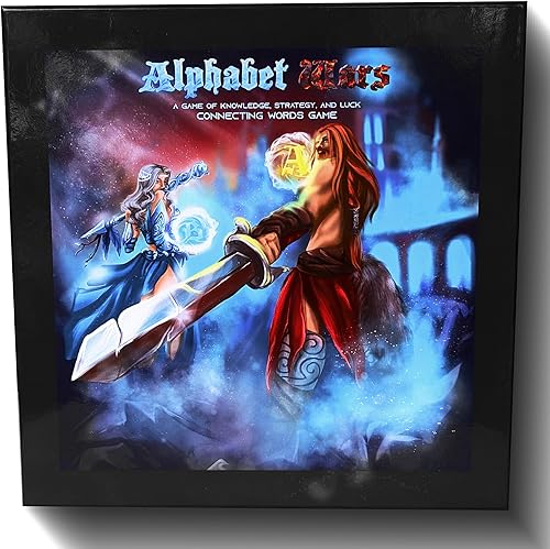 Miniatura 1 de Alphabet Wars es el mejor juego de mesa de palabras para palabras divertidas que conectan el juego de estrategia, juego educativo y emocionante para