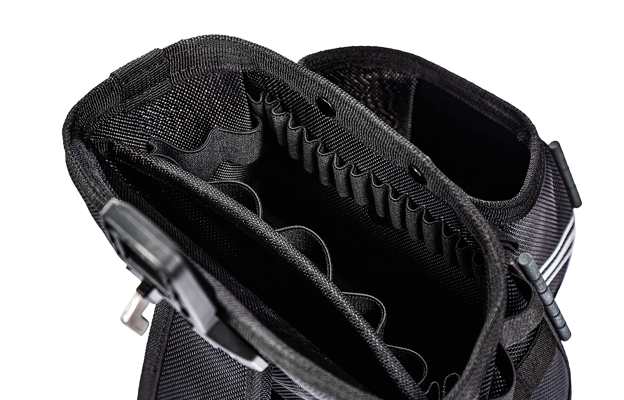 Bosch Sortimo ProClick Tool-Pouch L 36 w zestawie ProClick Holder - profesjonalna torba na narzędzia z wytrzymałej tkaniny syntetycznej - duża torba na pasek dla elektryków dla mężczyzn na plac budowy