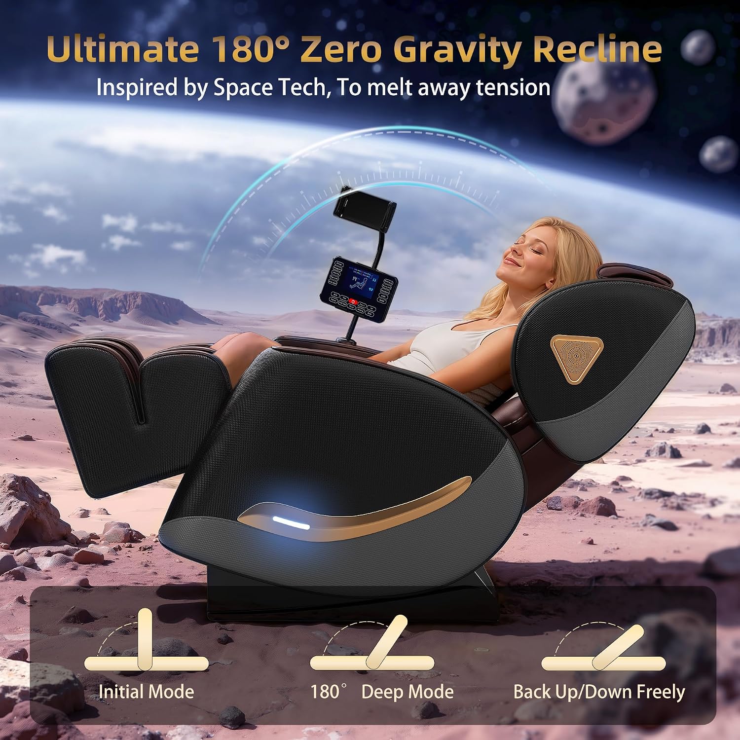 2026 Massage Chair Full Body, Zero Gravity Massage Chair Recliner - Upgraded 10-Point Roller, Heating, Airbags, Foot Roller, Shiatsu Full Body Massage Chairs, Gift for Parent thumbnail