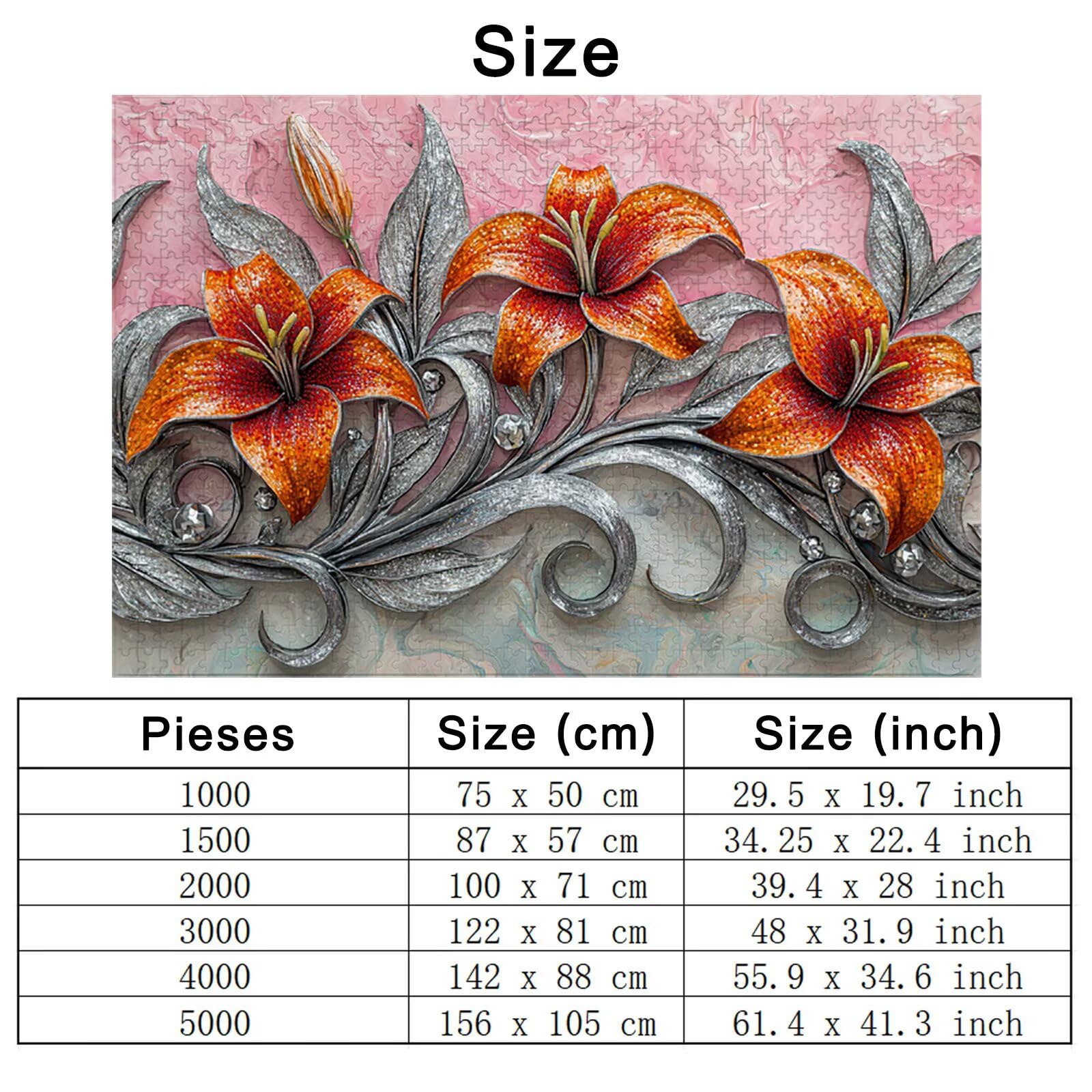Puzzle 1500 sztuk kwiatów, abstrakcyjne drewniane puzzle dla dorosłych, puzzle z wykwintnym opakowaniem, rodzinne gry edukacyjne, puzzle do wystroju domu, prezent dla kobiet, prezent dla mężczyzn, R