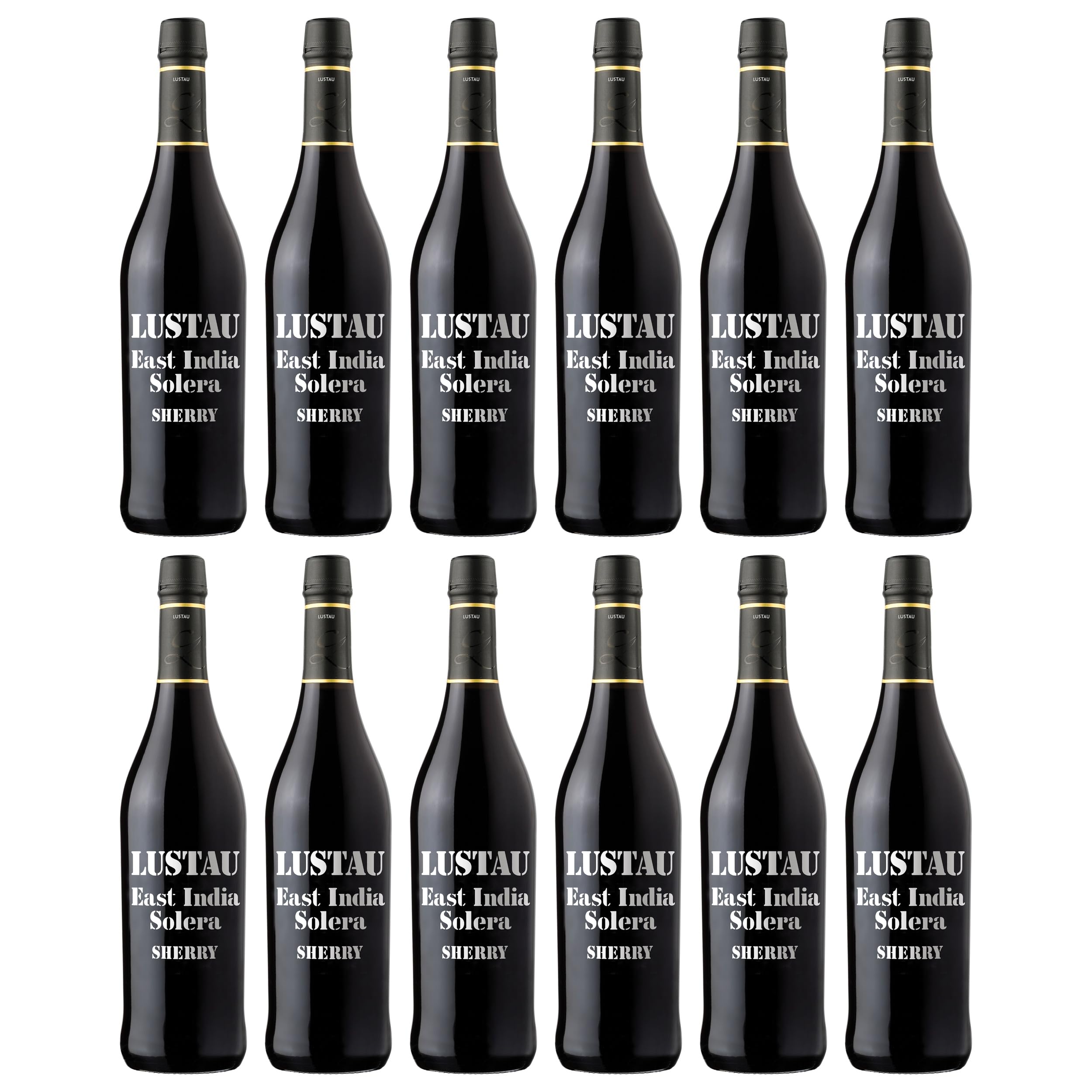 Lustau East India Solera Sherry Jerez Süss Spanien inkl. FeinWert E-Book (12 x 0.5 l)