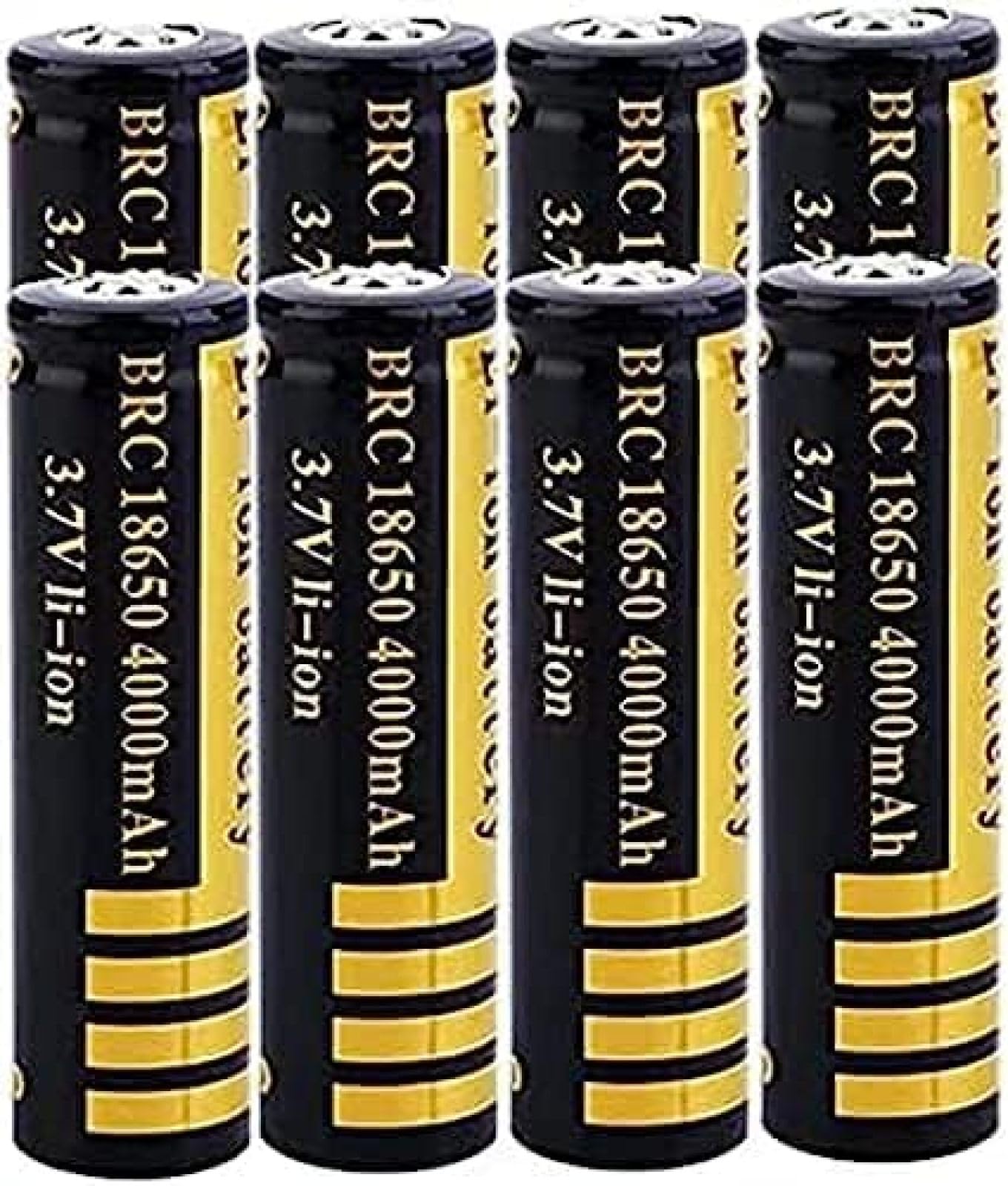 Batteria Al Litio Ricaricabile 3,7V 5000mAh 2 Pezzi – Per Torce LED, Lampade Frontali E Dispositivi Elettronici Con Protezione Integrata