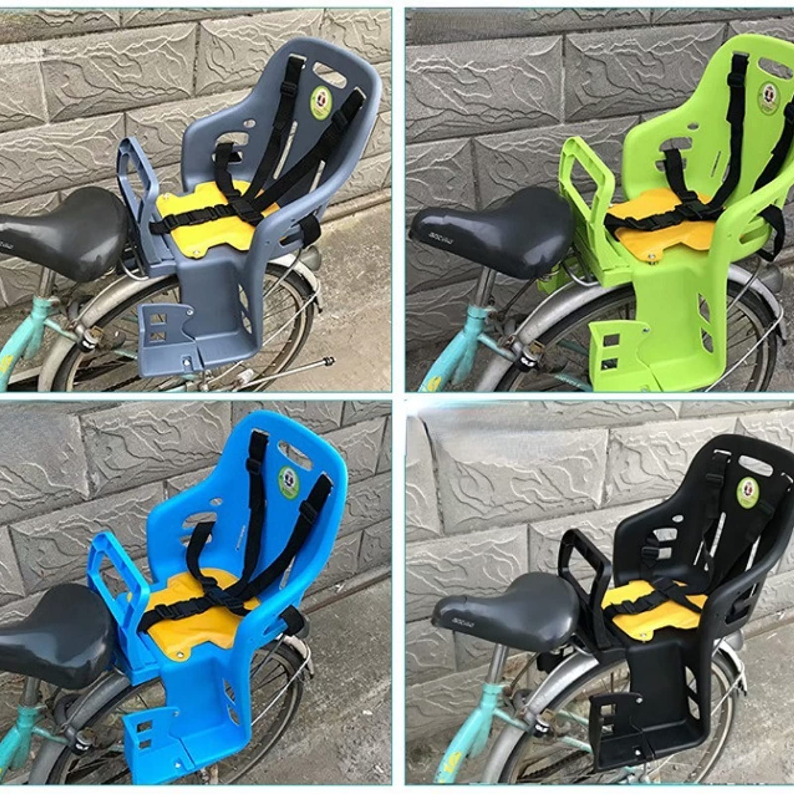 Amazon | Grkoo 自転車用シート 自転車チャイルドシート ベビーシート 
