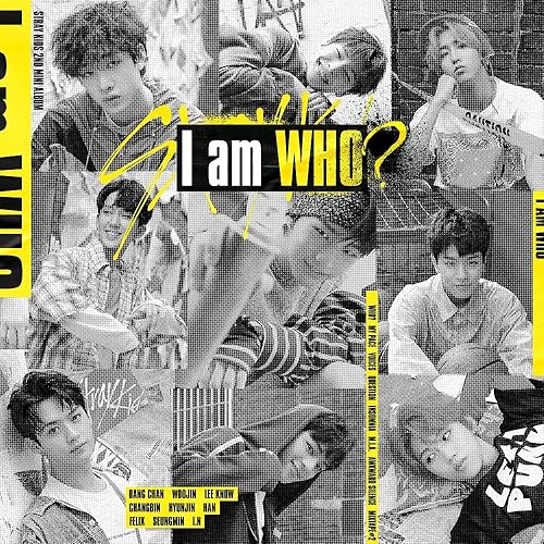 Stray Kids - I am WHO [RANDOM ver.] (2º Mini Álbum) CD+Photobook+3 tarjetas de fotos QR+póster+póster plegable del grupo oficial+tarjeta de