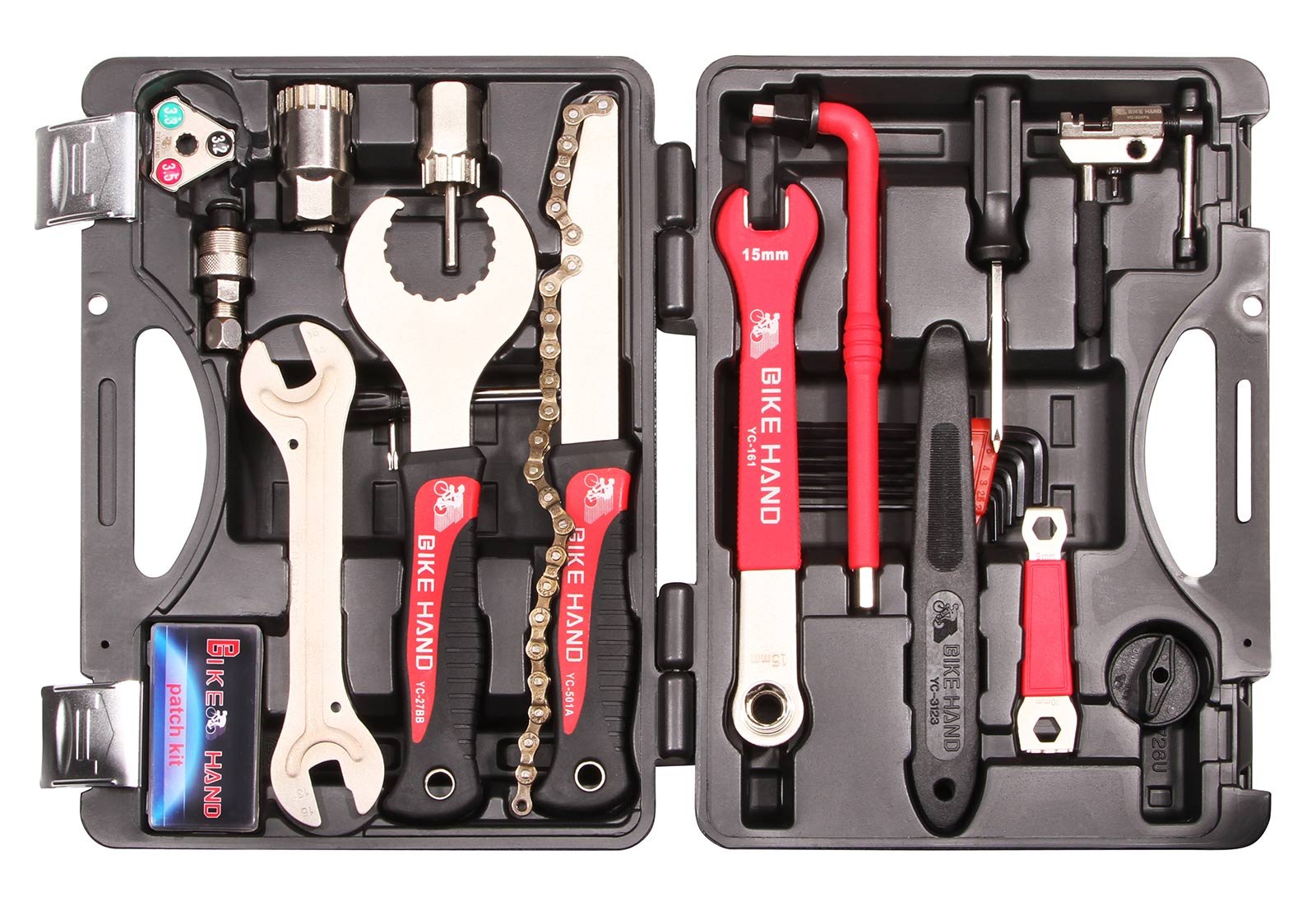 otgerlensker products Universeller 25 TLG. Fahrrad Werkzeugsatz + Drehmomentschlüssel 1/4 Zoll 10-50 Nm
