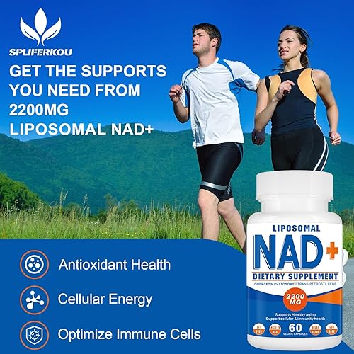 B0CY2PVZ27_image_4 2200mg Liposomal Nad+Supplement,Nad Supplement with Resveratrol+Berberine,Nicotinamide Adenine Dinucleotide,Enhances Mitochondrial Function Old,