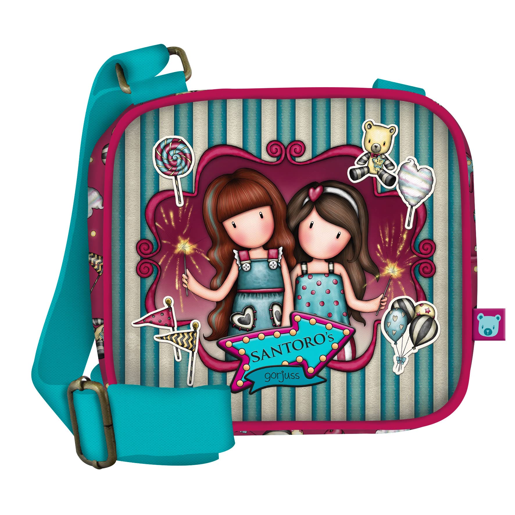 SANTORO Gorjuss - Mini Cross Body Bag - Fireworks