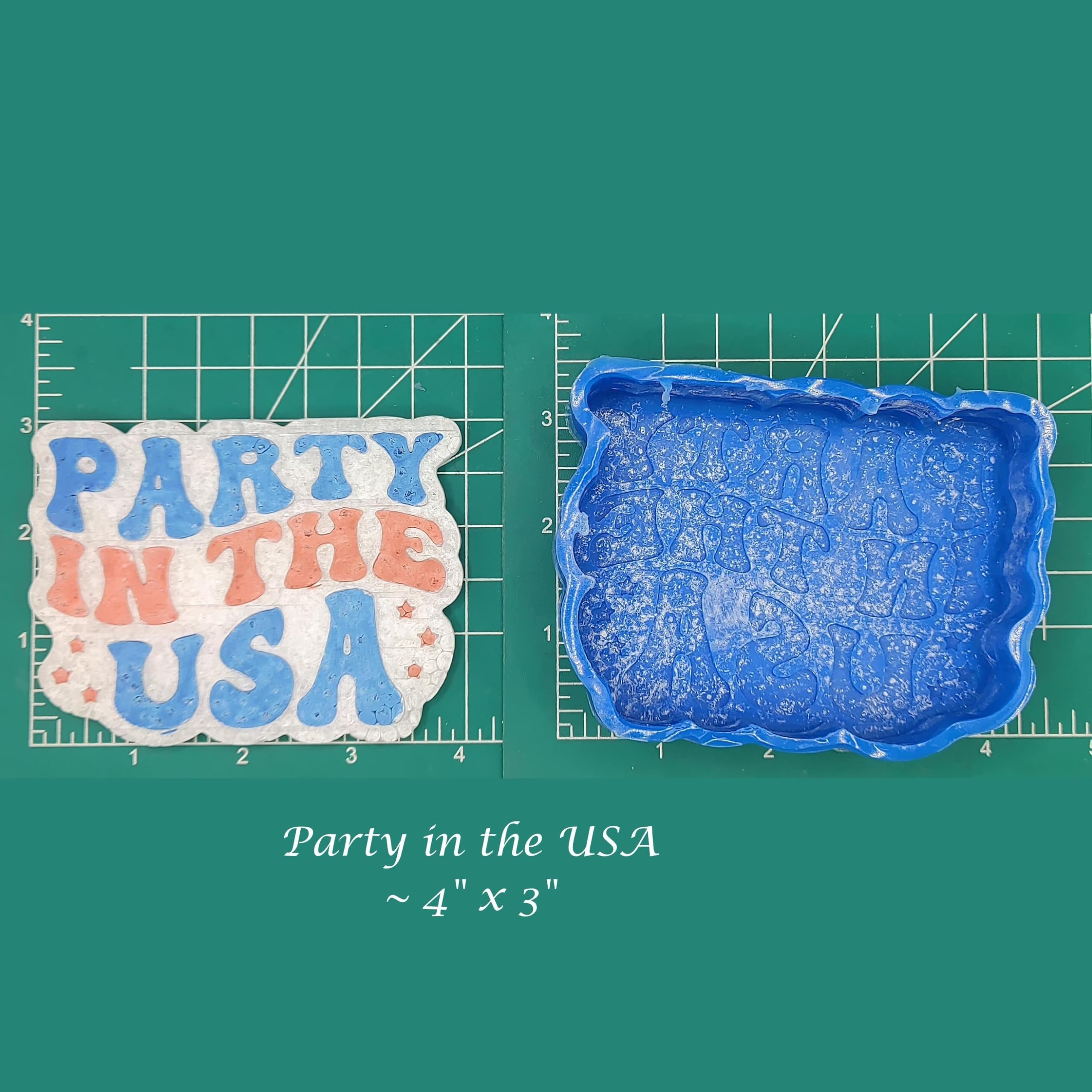 Party in The USA - Silicone Freshie Mold -