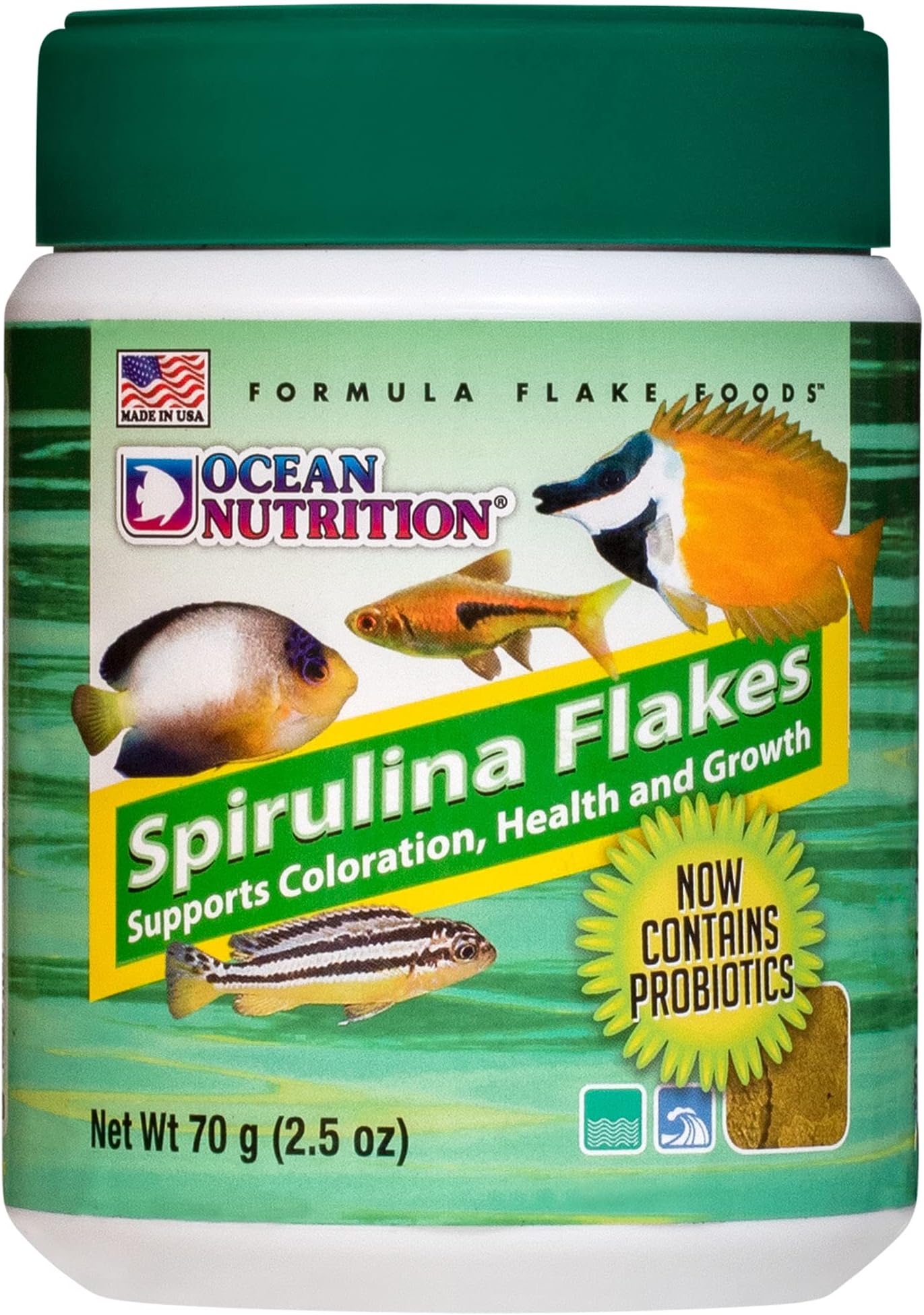 OCEAN NUTRITION Spirulina Flake 2.5Oz
