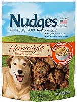 Blue Buffalo Nudges Homestyle Natural Dog Treats with Real Chicken, Peas & Carrots - 10oz Resealable Bag