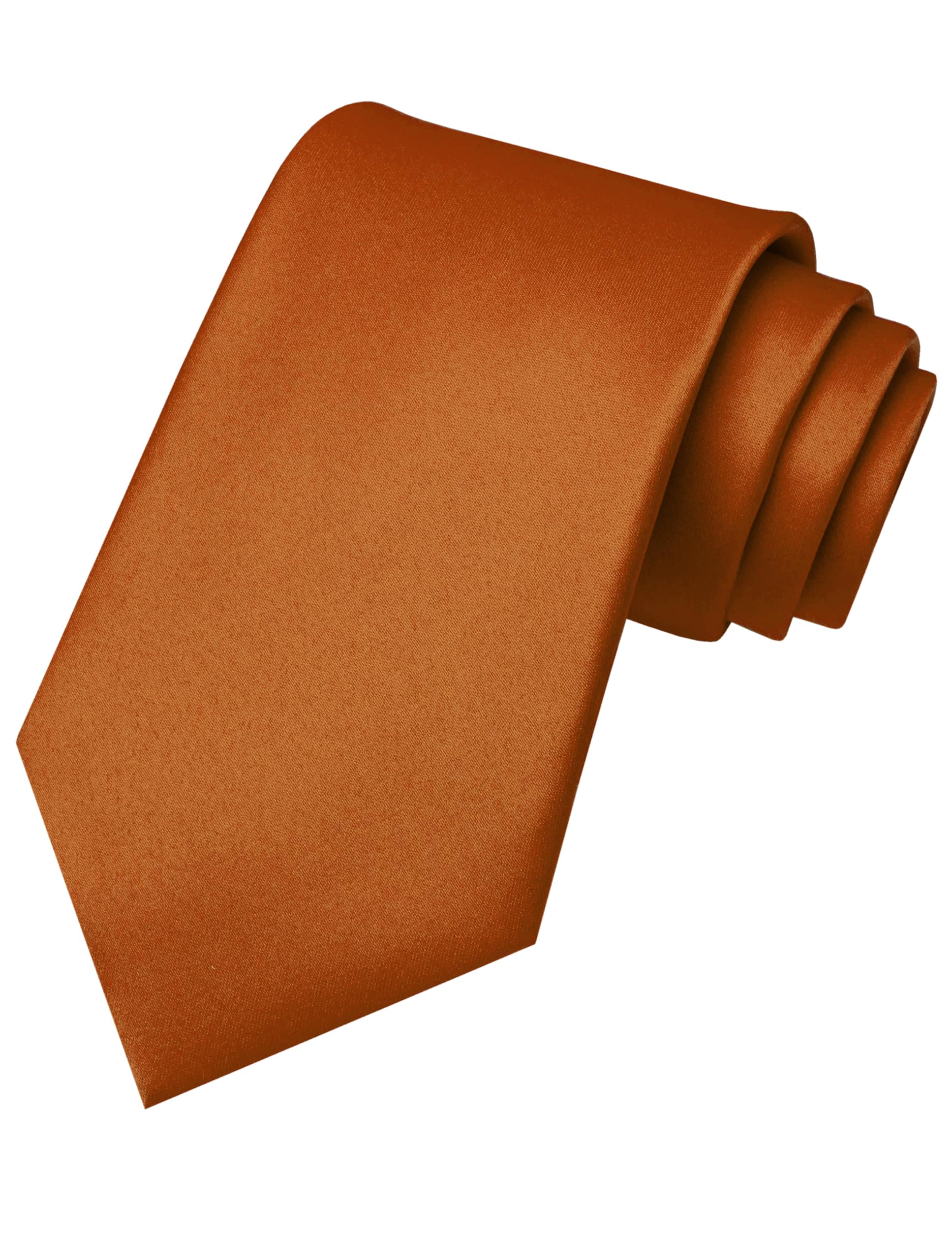 JEMYGINS Solid Color Tie Mens Necktie for Business and Wedding — view 22