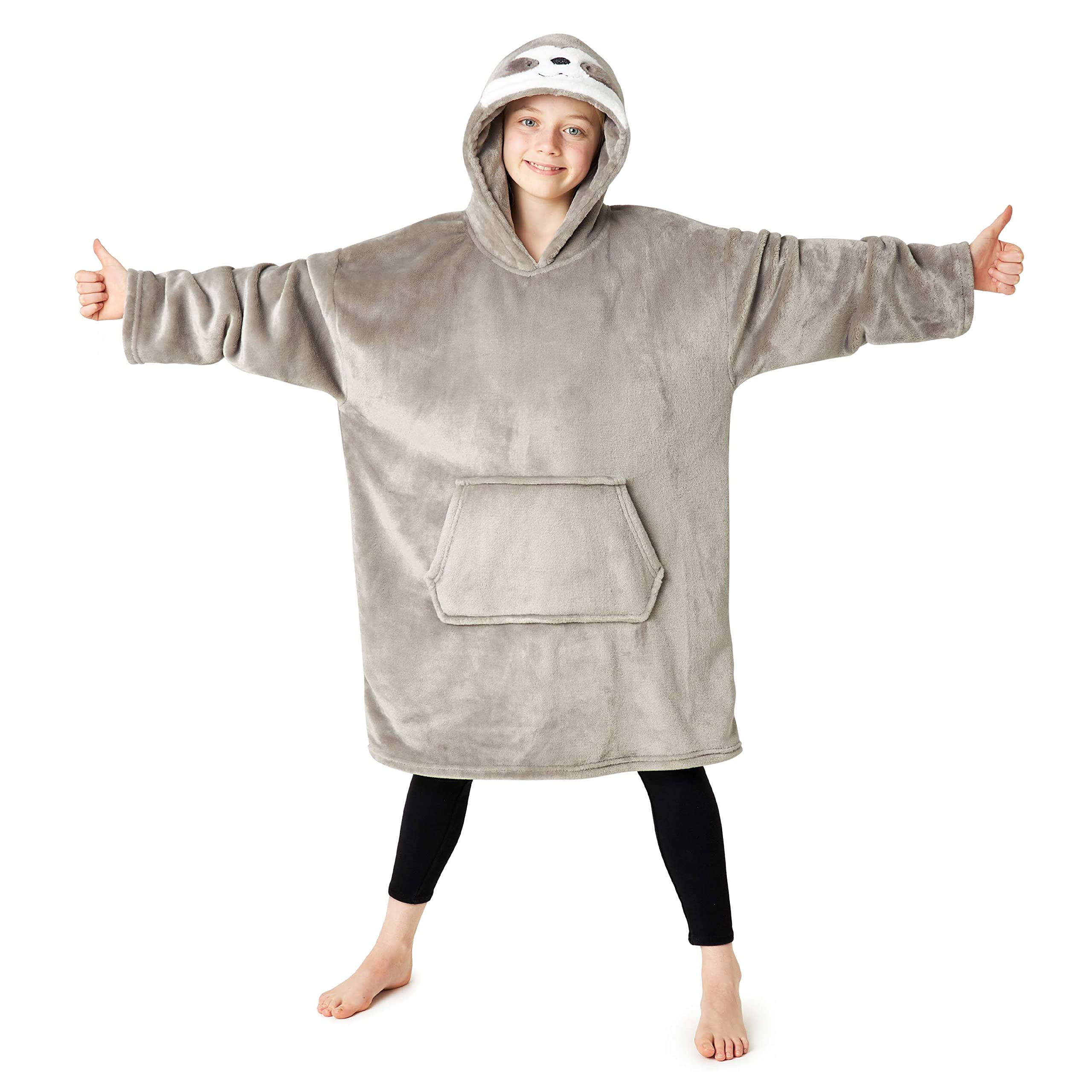 CityComfort Felpa Coperta Oversize con Cappuccio Bambina Ragazza