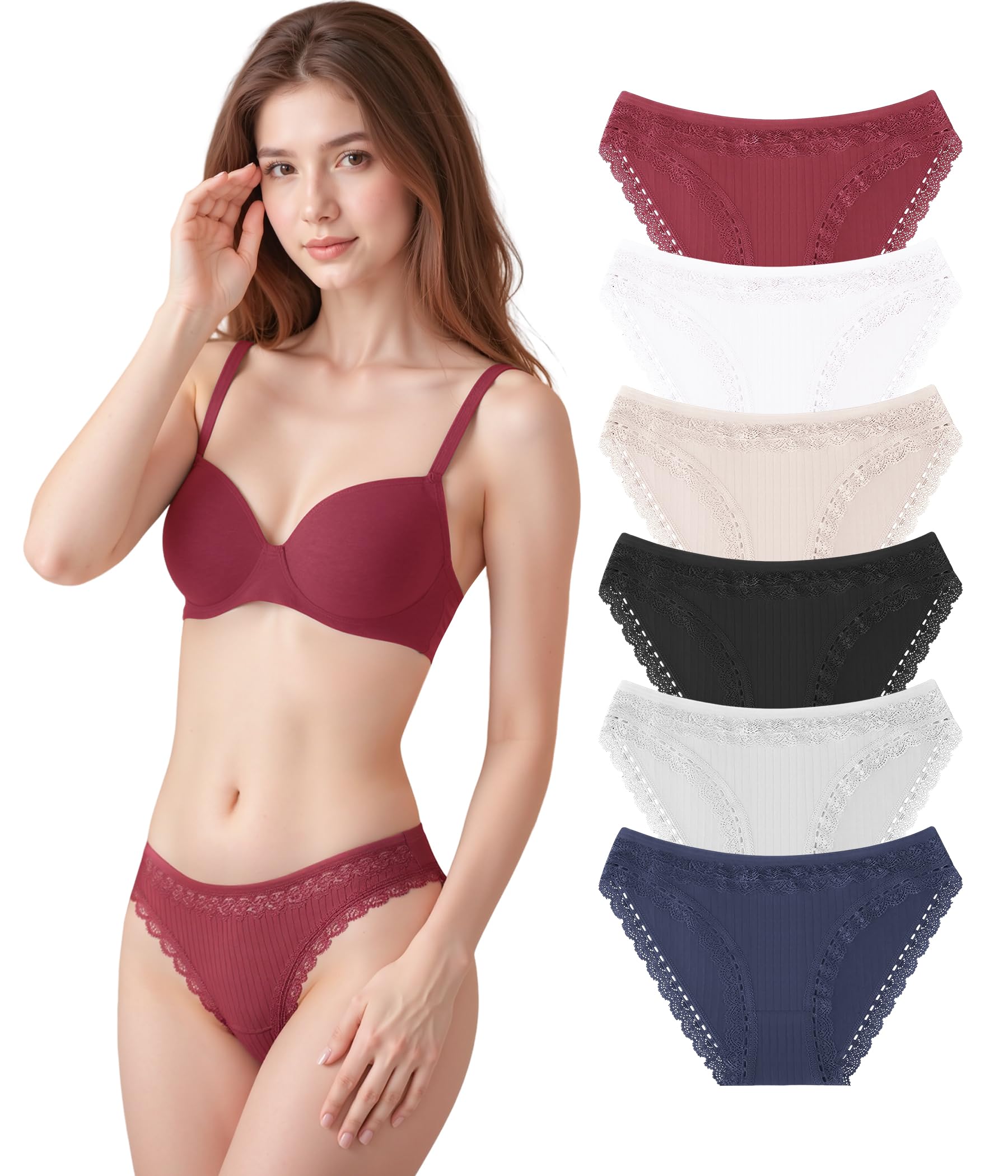 Mutandine Donna In Seta 100% Naturali: Perizoma Bikini Con Fiocco - Slip Intimo Leggero E Comodo