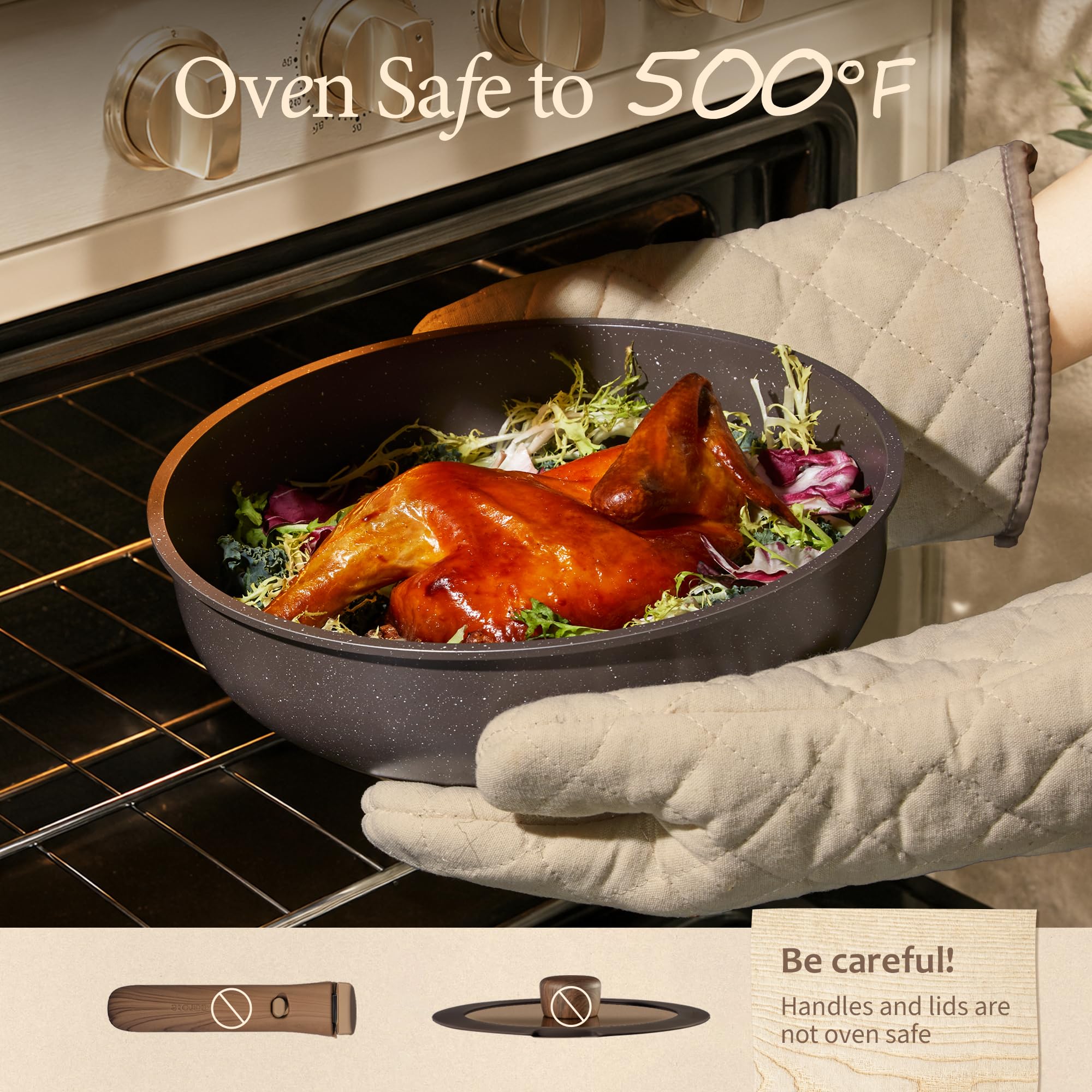 CAROTE 27 Piece Cookware Set - Non Stick Pots & Pans -7 CAROTE 27 Piece Cookware Set - Non Stick Pots & Pans -7