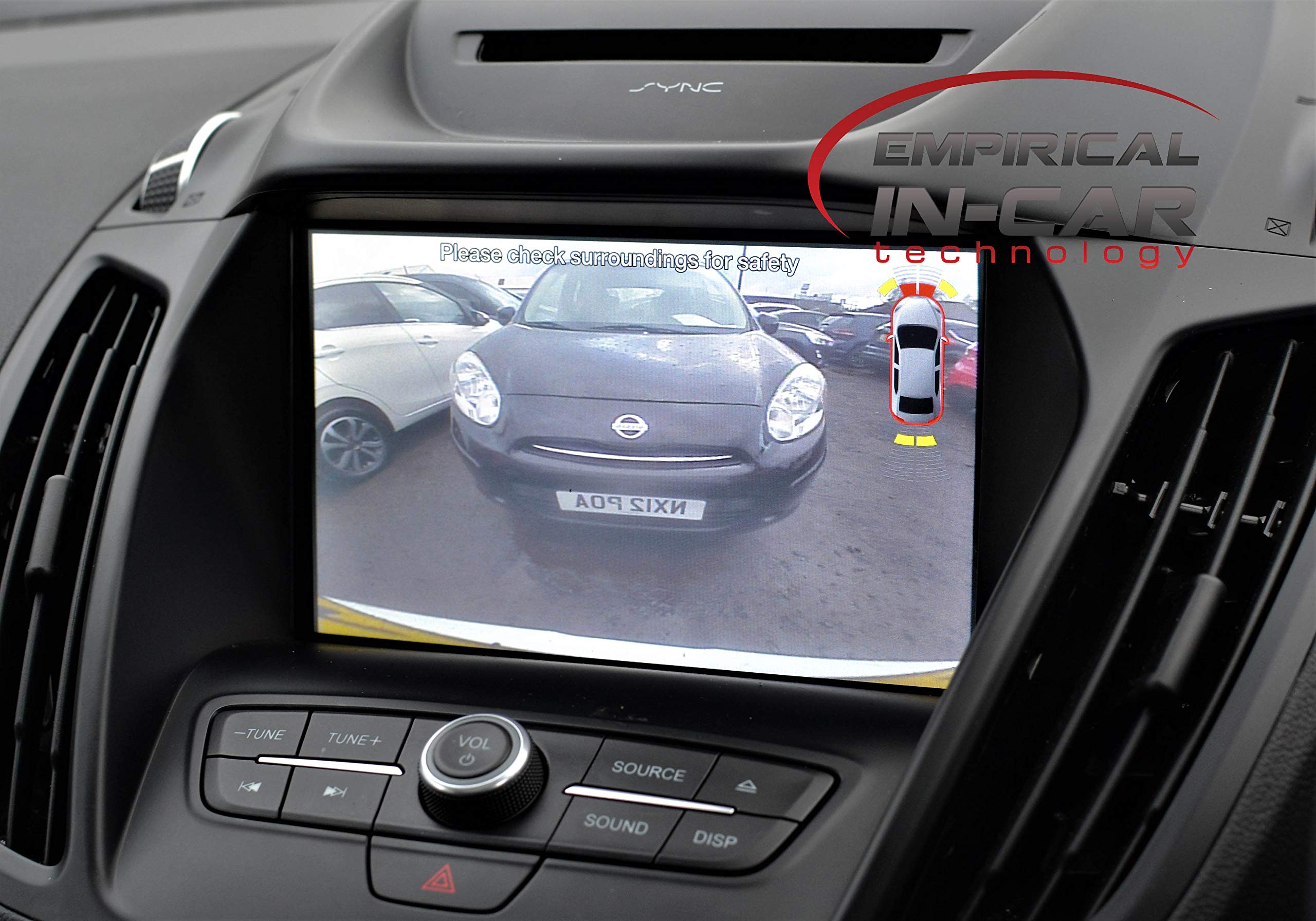 Reversing Reverse Camera Kit for Ford Kuga 2015-2018