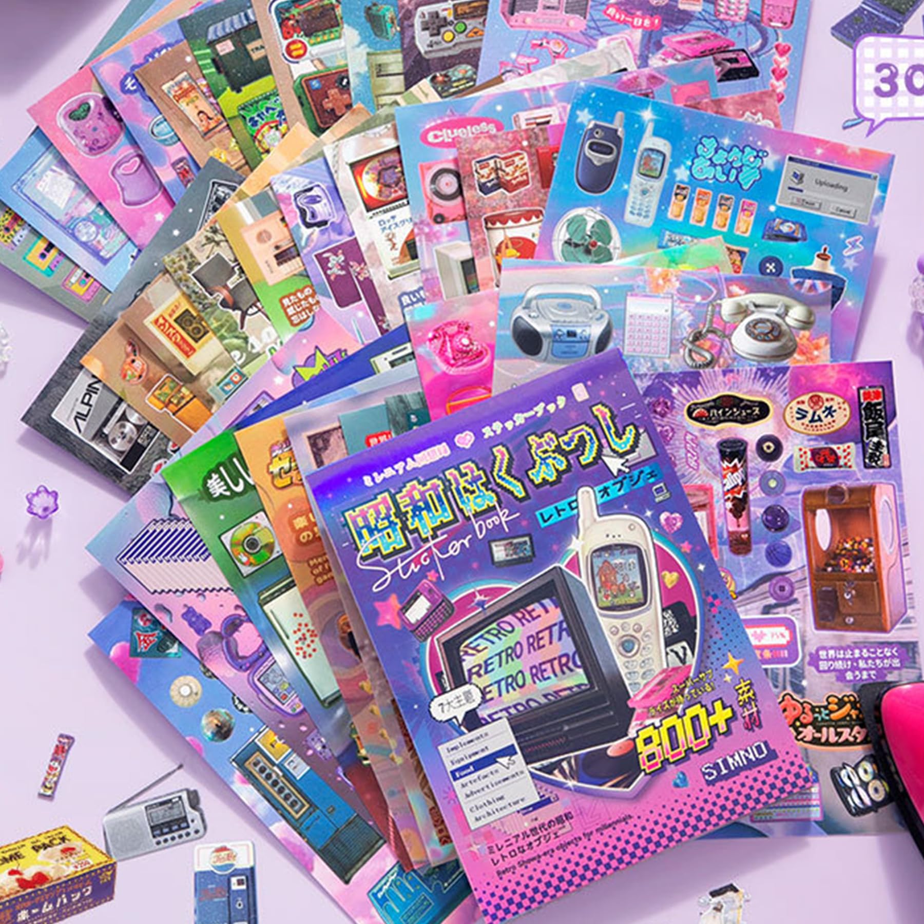 Amazon.com: 800+ Japanese Sticker Book - Vintage Aesthetic