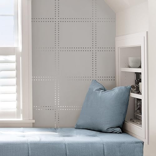 Miniatura 4 de NuWallpaper NU2395 - Papel tapiz autoadhesivo a medida, color gris