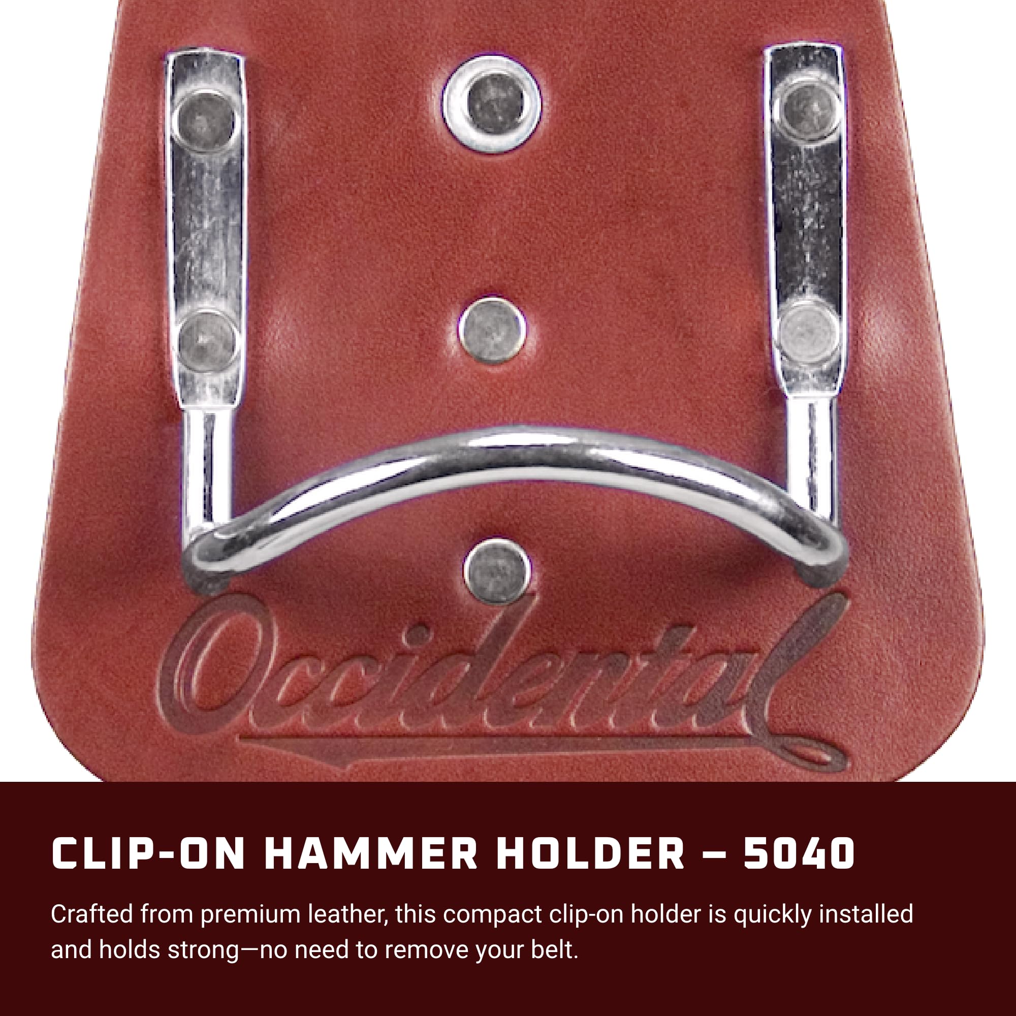 Occidental Leather 5040 clip-on soporte para martillo)