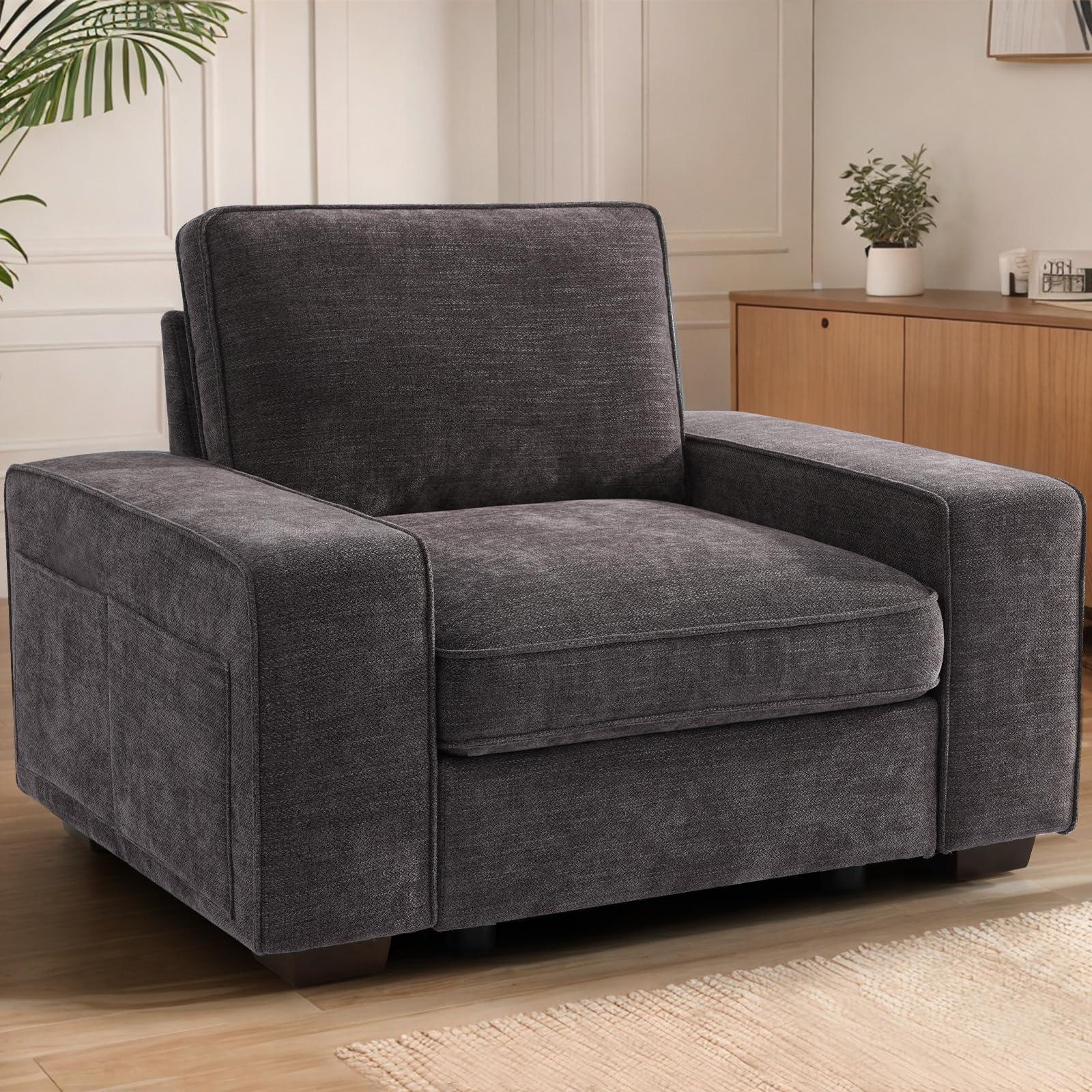 TEKAMON 45 Accent Chair with Seat Storage