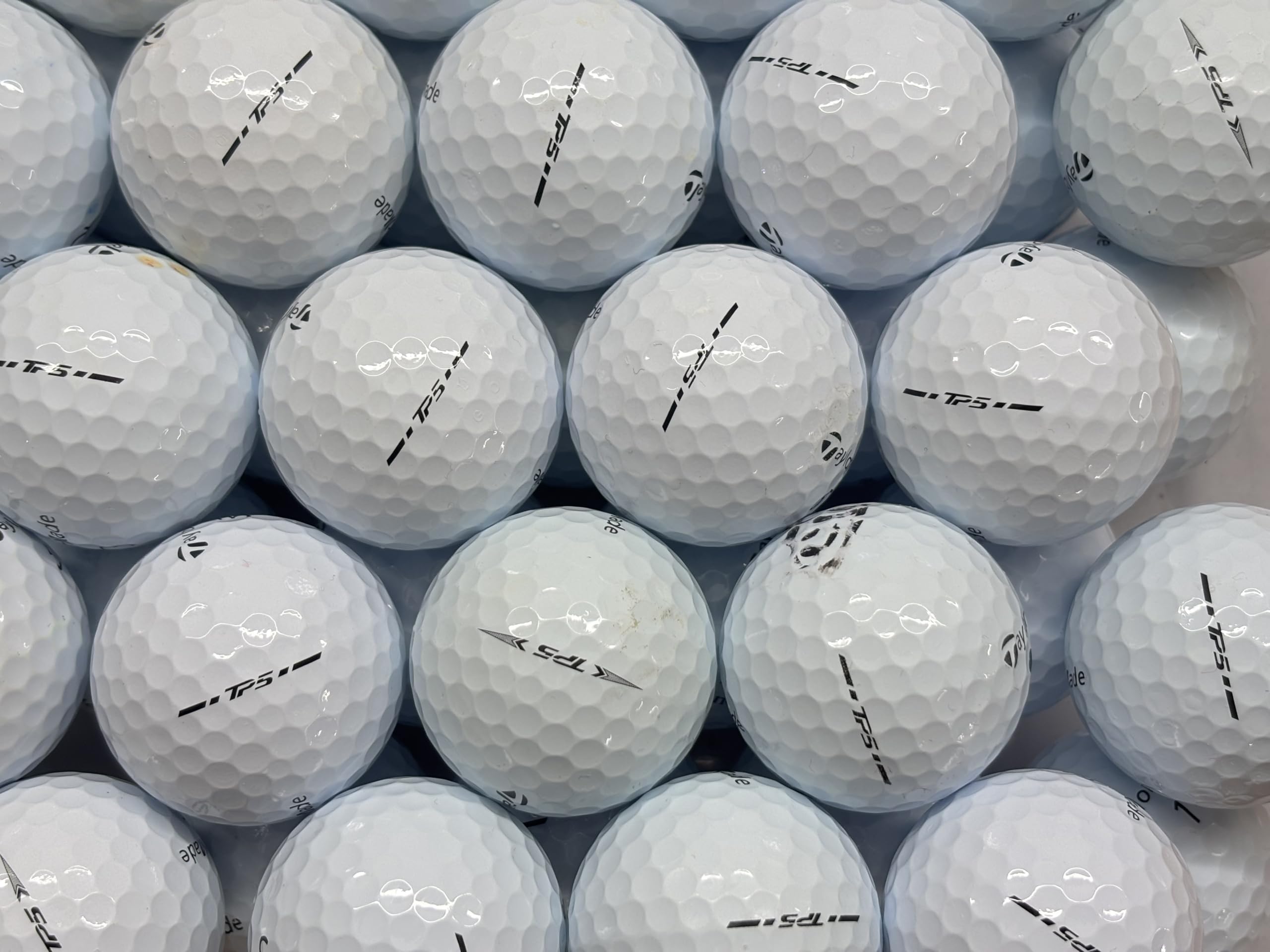 – 12 TP5 Golf Balls for taylormade Pearl/Grade A (used - recycled)