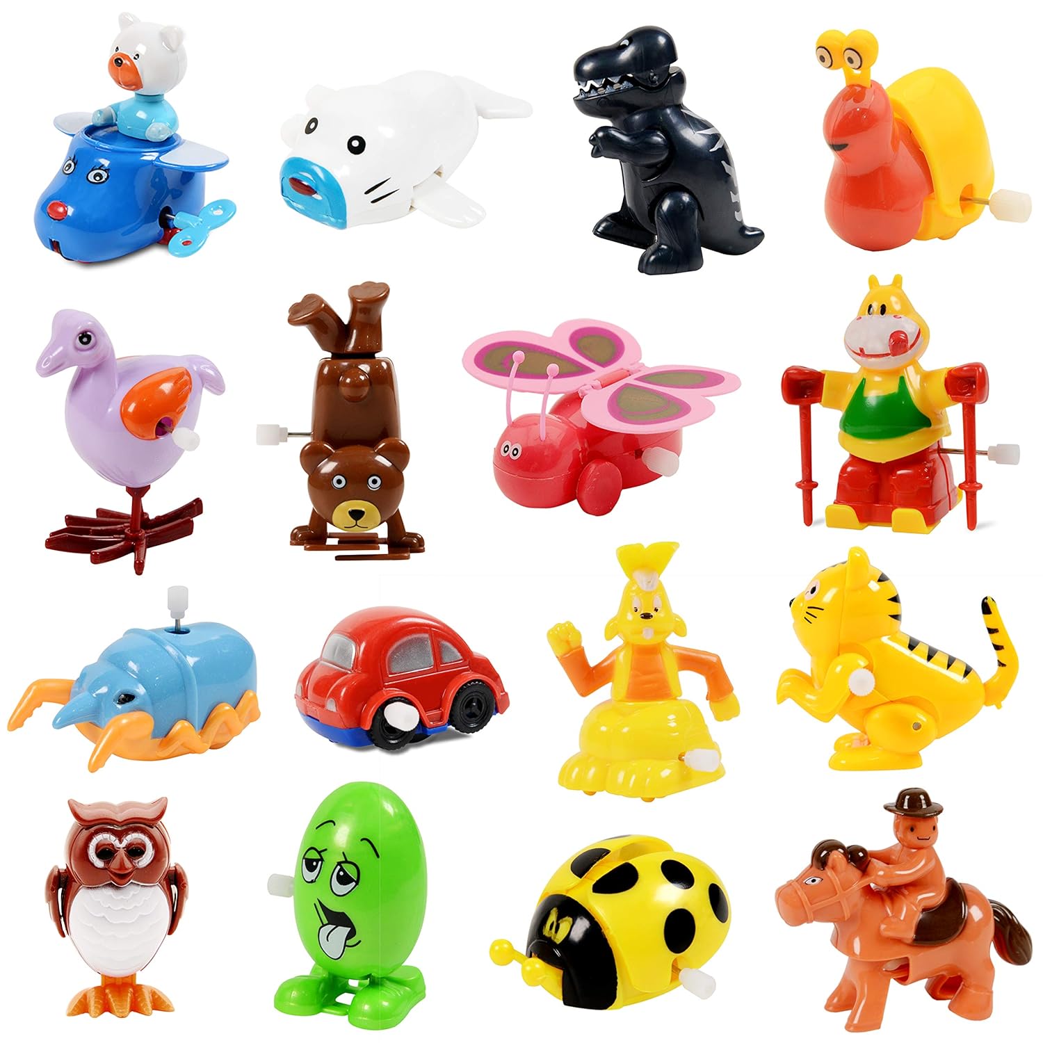Buy Wind Up Toy,16 Pack Assorted Clockwork Toy SetContents and Color