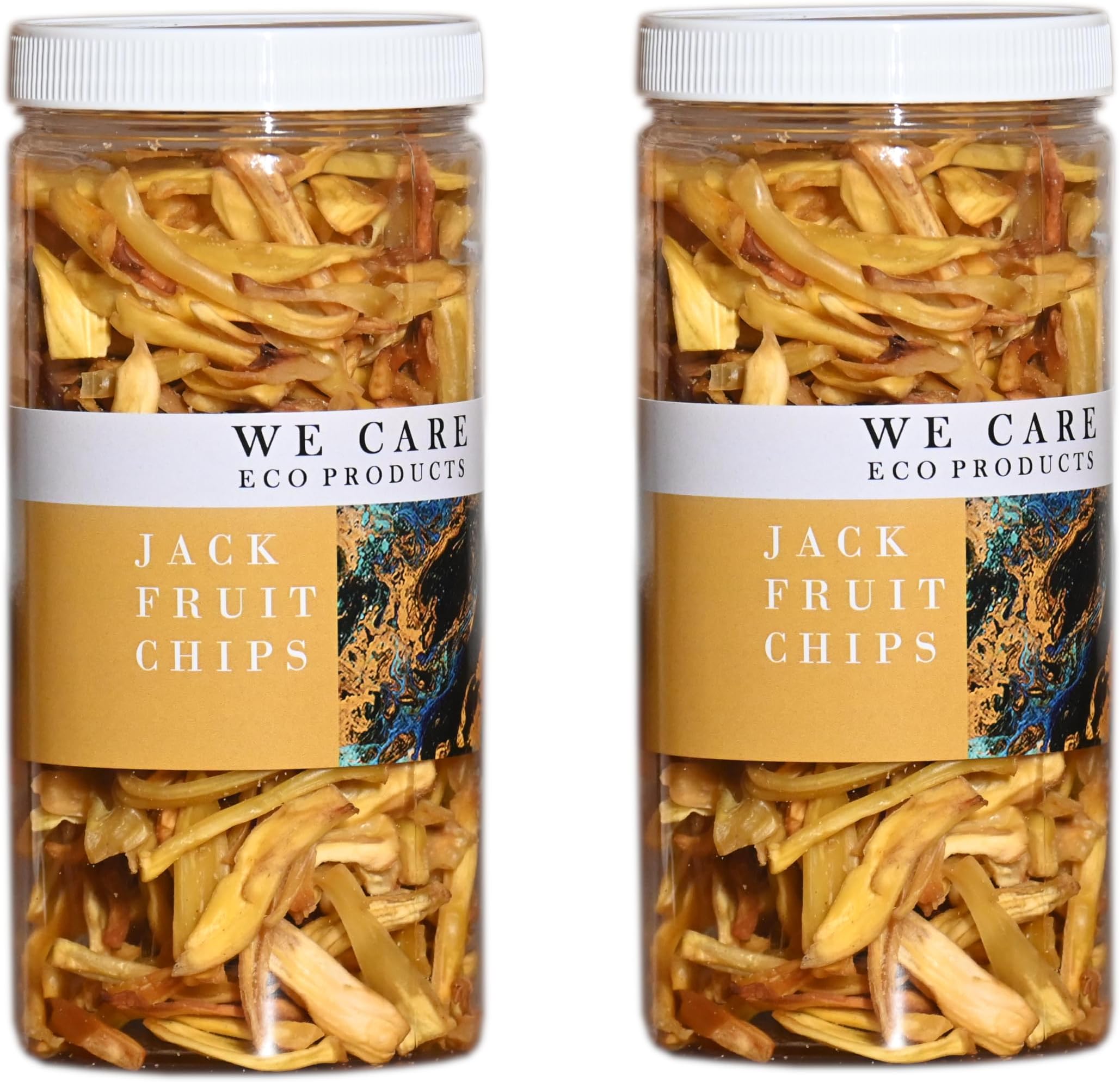 We Care Eco Products Kerala Fresh Homemade Jackfruit Chips Fried In Coconut Oil| Chakka Chips | (440 grams)