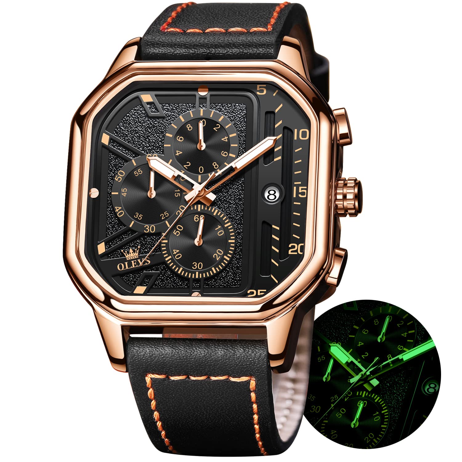 OLEVS Square Chronograph