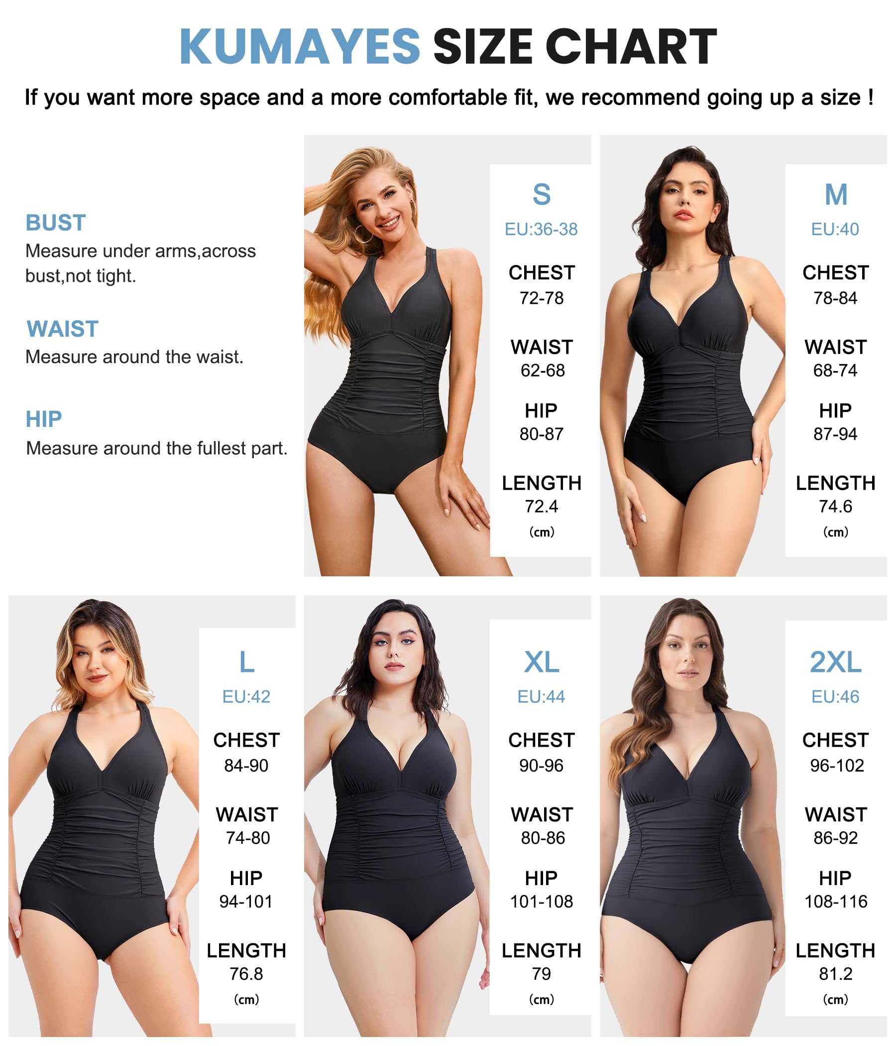 Femme Maillot de Bain Une pièce Plongeant Col V Monokin Contrôle Ventre Body Amincissante Gainant Dos croisé
