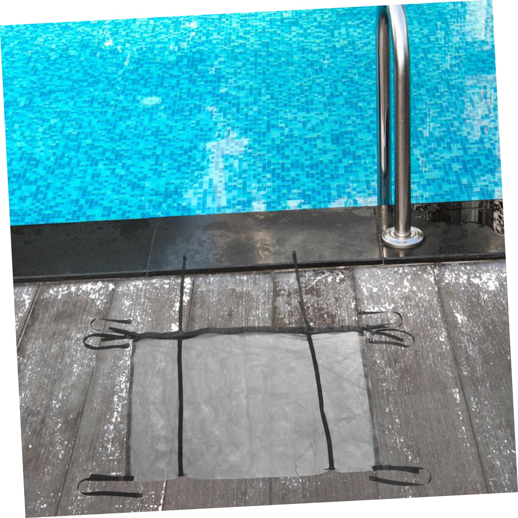 Happyyami Heavy Duty Mesh Pool Storage Bag Pool Float Organizer Outdoor Pool Floats Storage Net for Balls Floats Toys