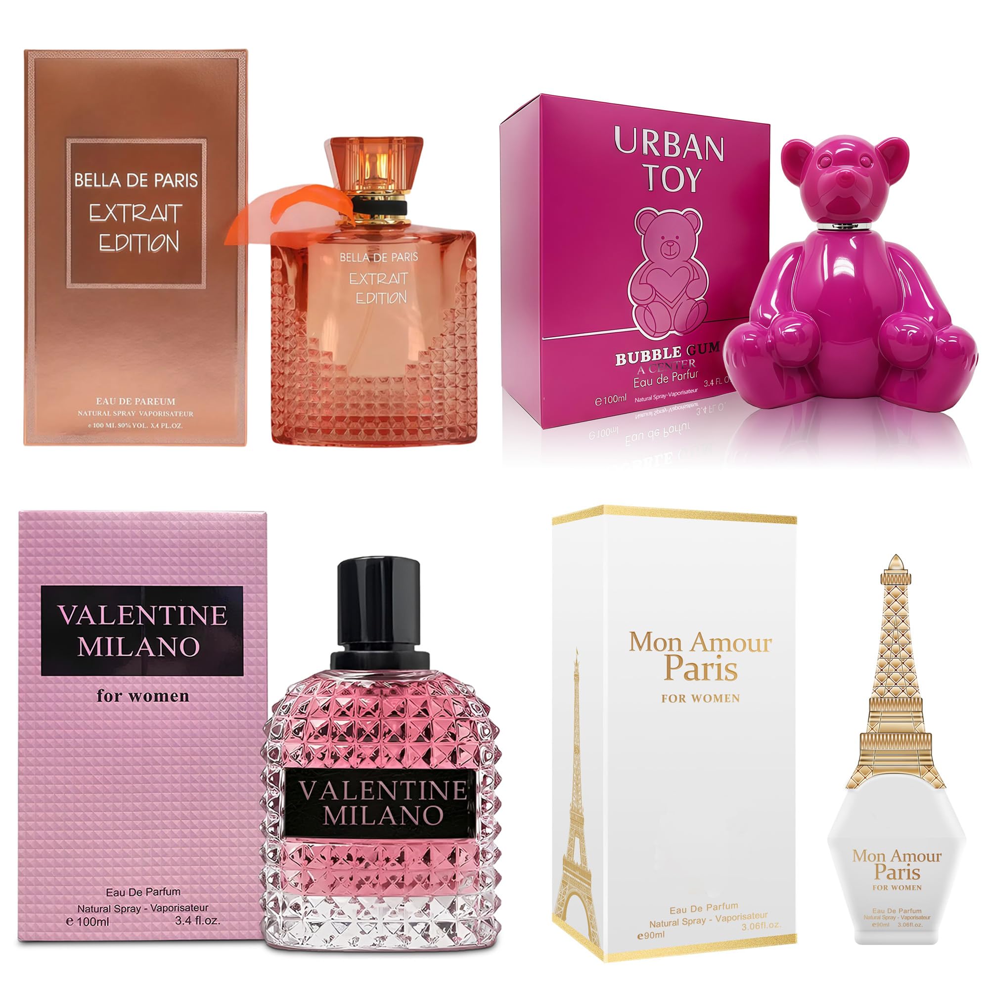 Amazon.com : A CENTER 4PCS Perfume Set for Women - Floral