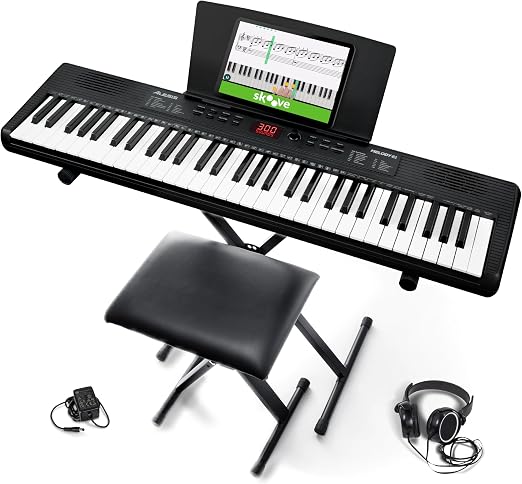 Alesis Pack Piano Électronique Complet 61 Touches Melody 61 MK4