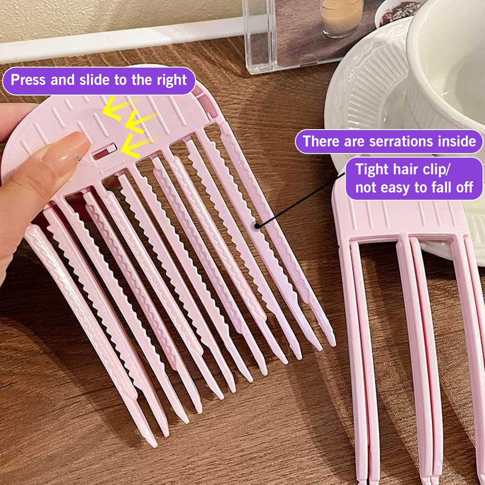 Root Lifter for Hair - TRACOMPAN 4Pcs Hair Volume Clips - Image 4